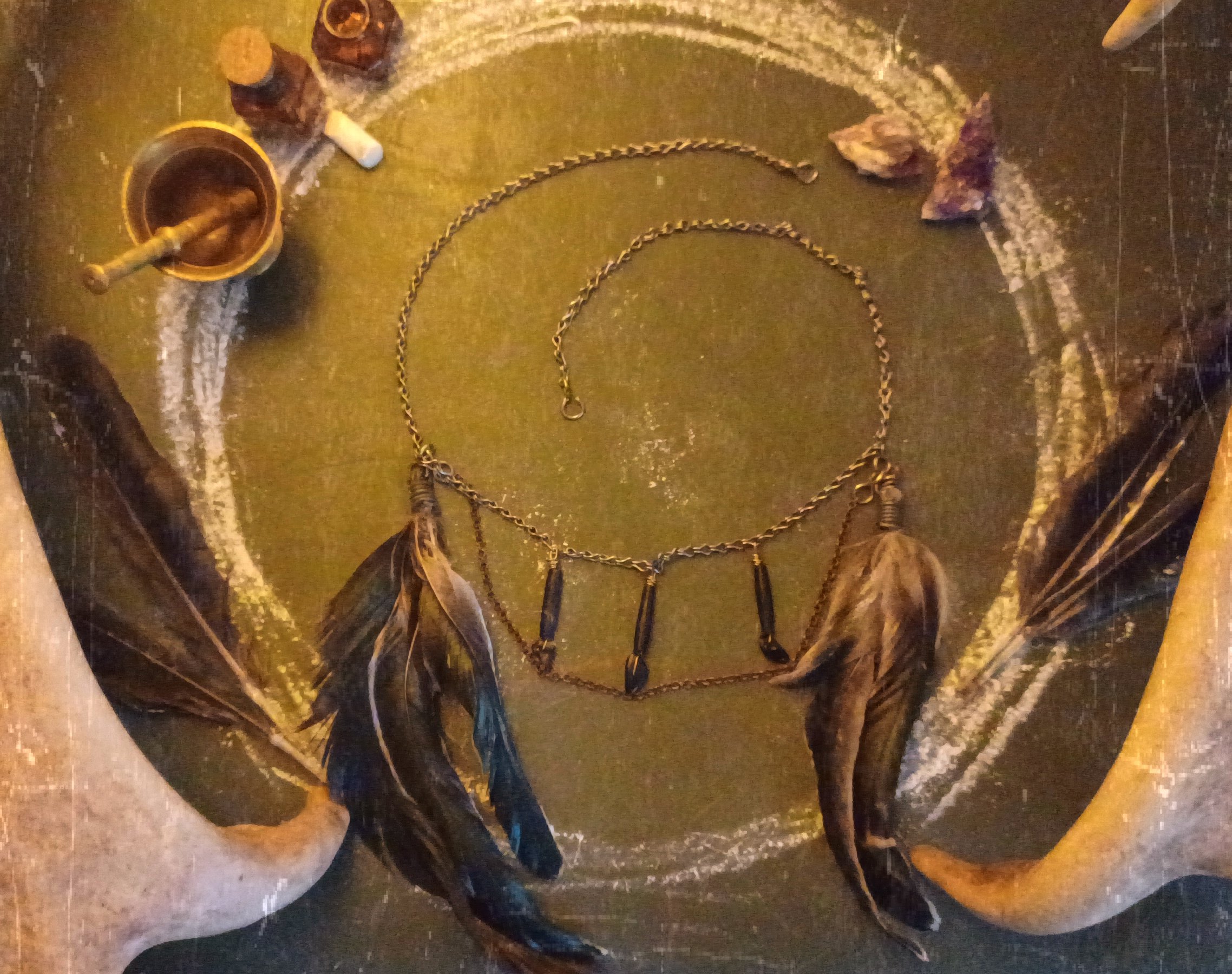 Goddess necklace (dark)