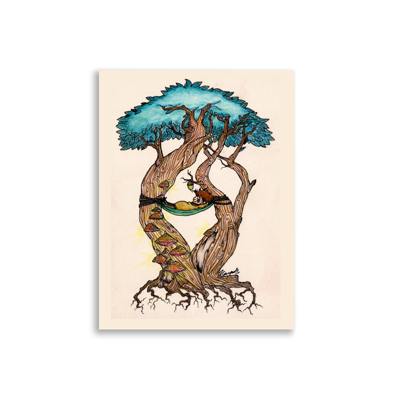 Fae in Hammock poster