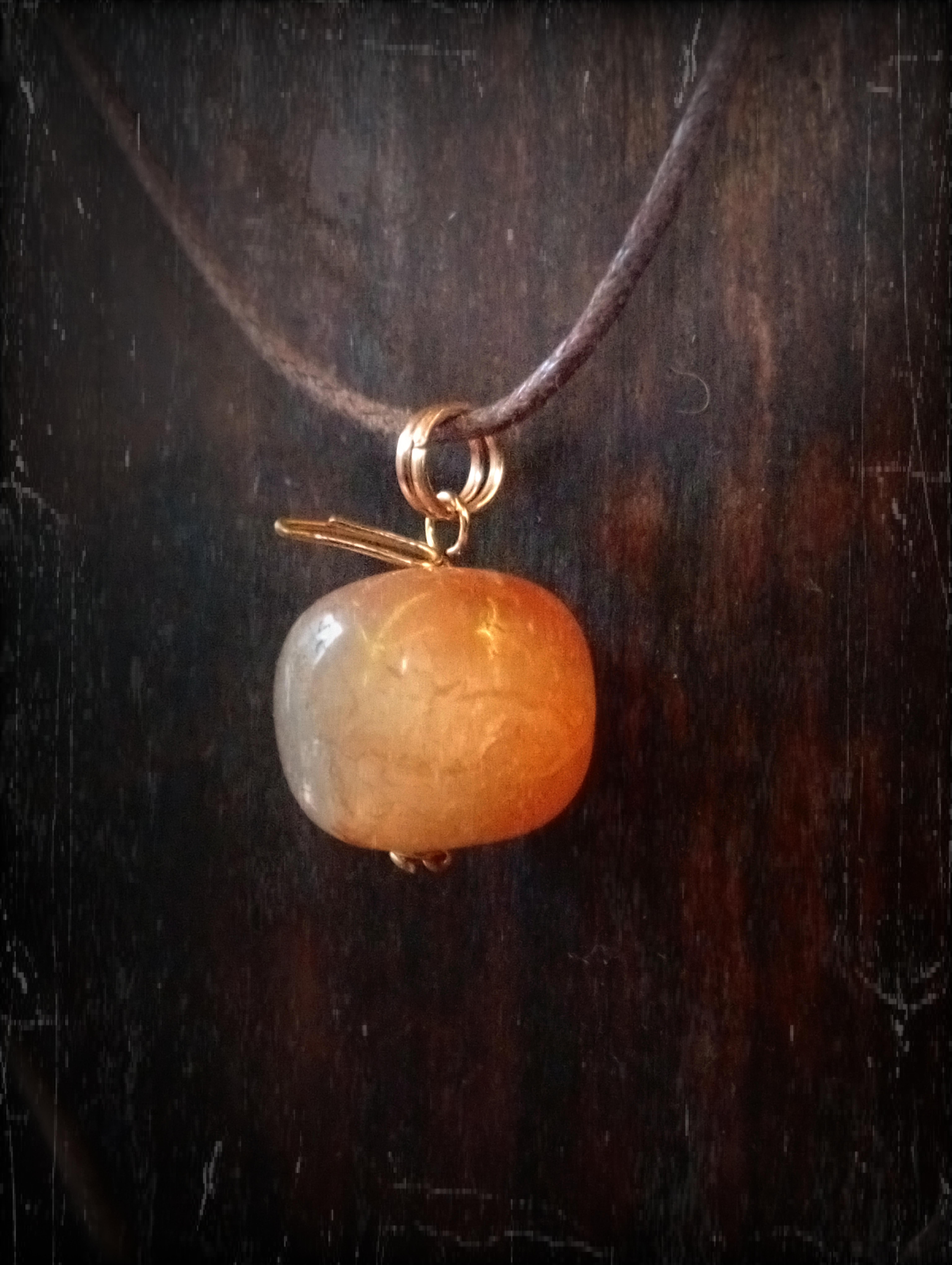 Carnelian Apple charms