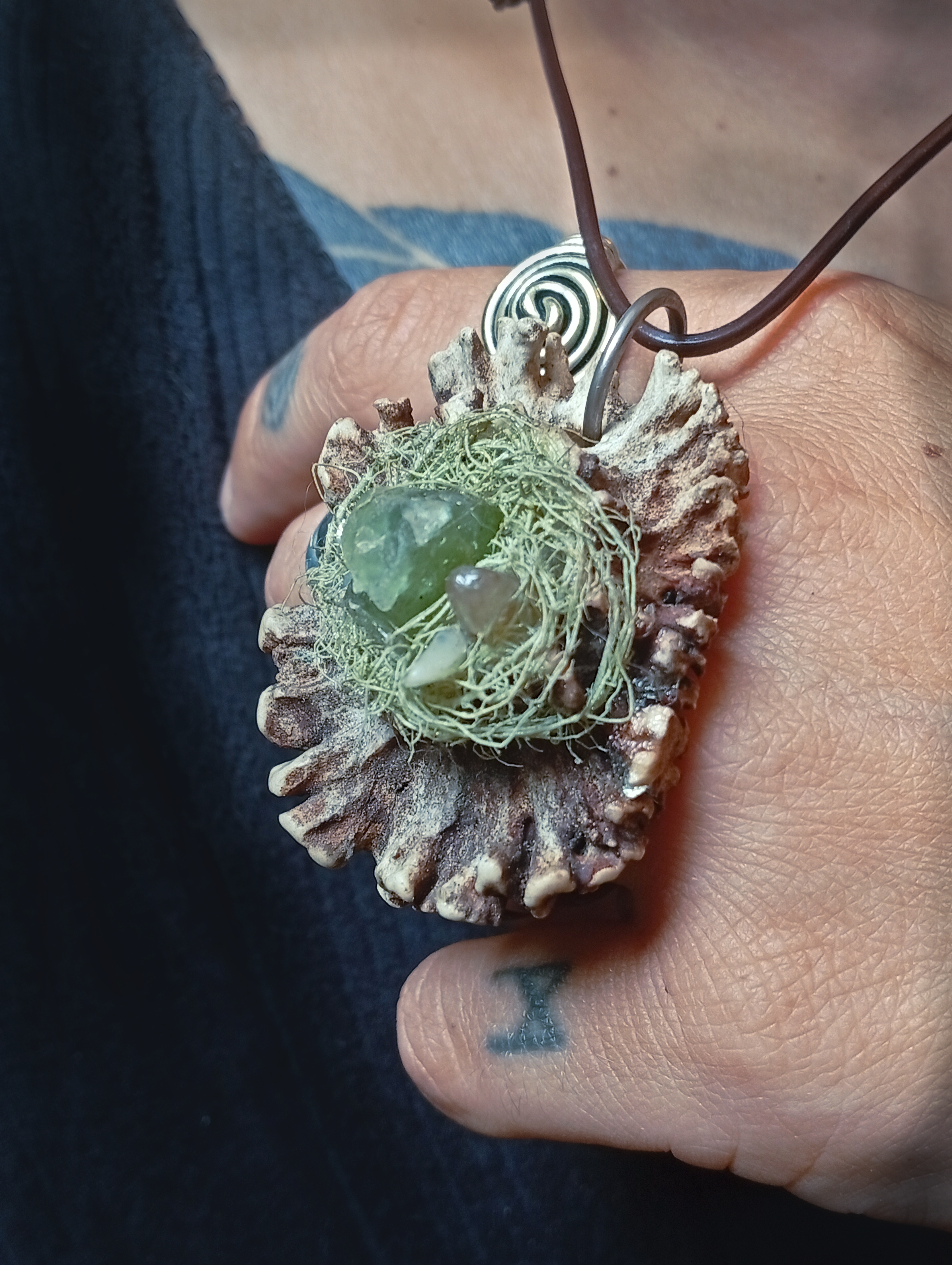 Horn amulet
