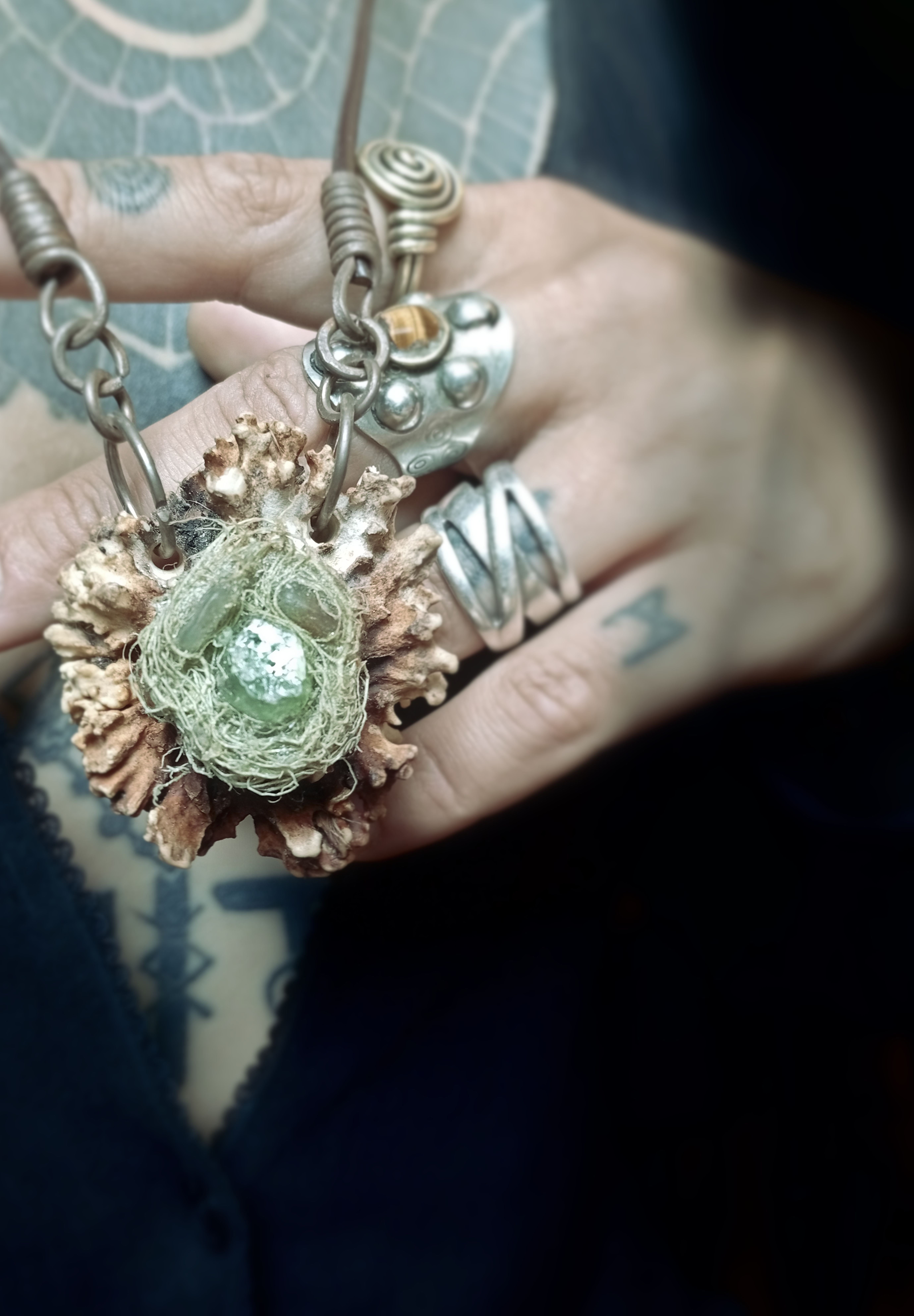 Horn amulet