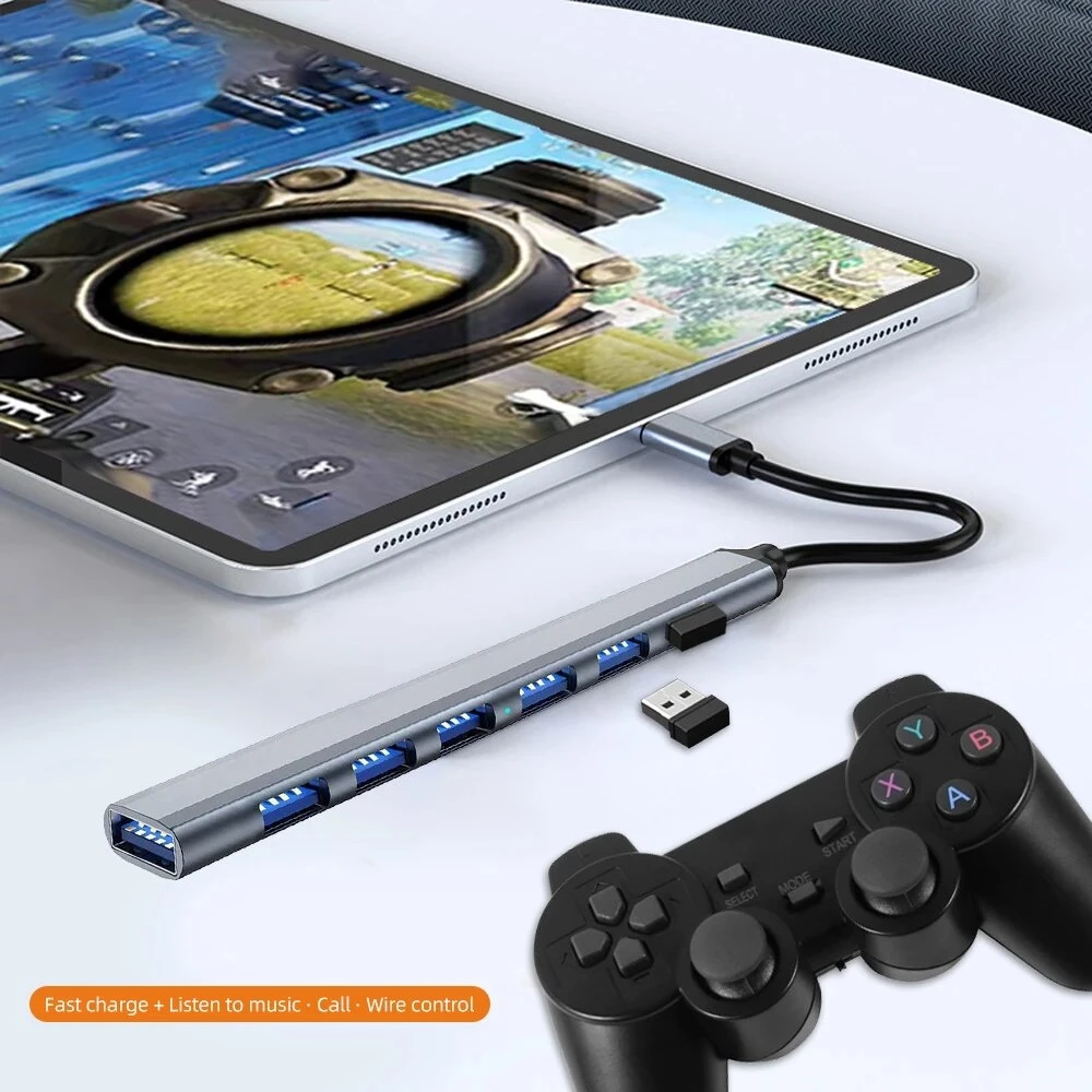 7-in-1 USB-C to USB-A Hub