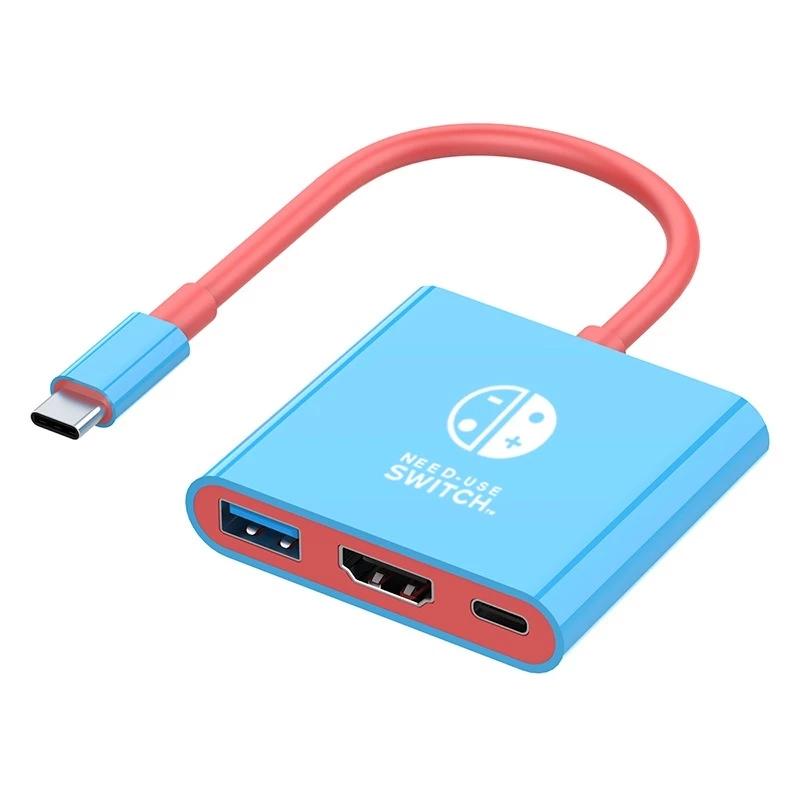 3-in-1 Type USB-C to HDMI/USB-C/USB-A
