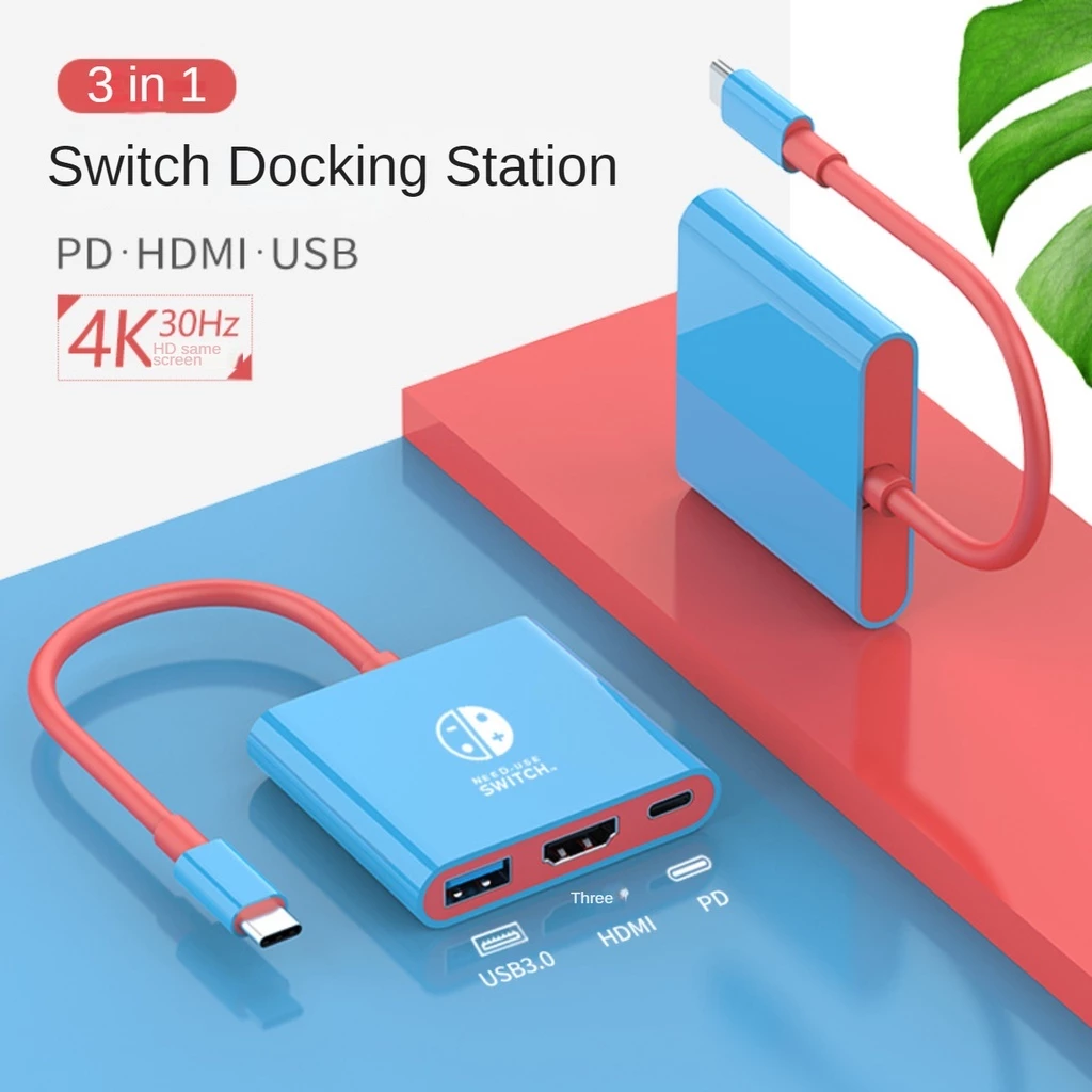 3-in-1 Type USB-C to HDMI/USB-C/USB-A