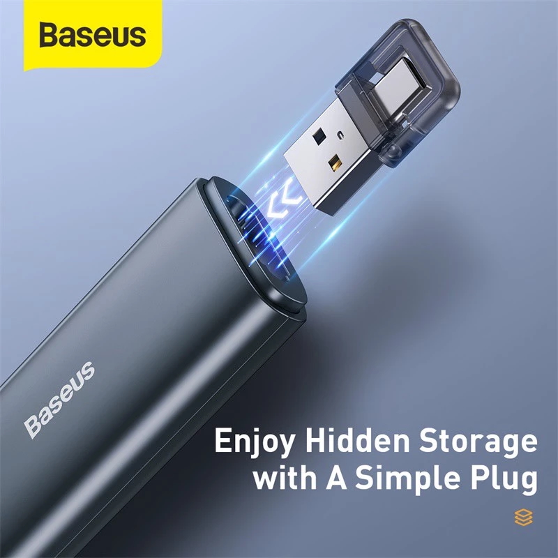 Baseus 2.4GHz Wireless Presenter (Dual USB A+C)