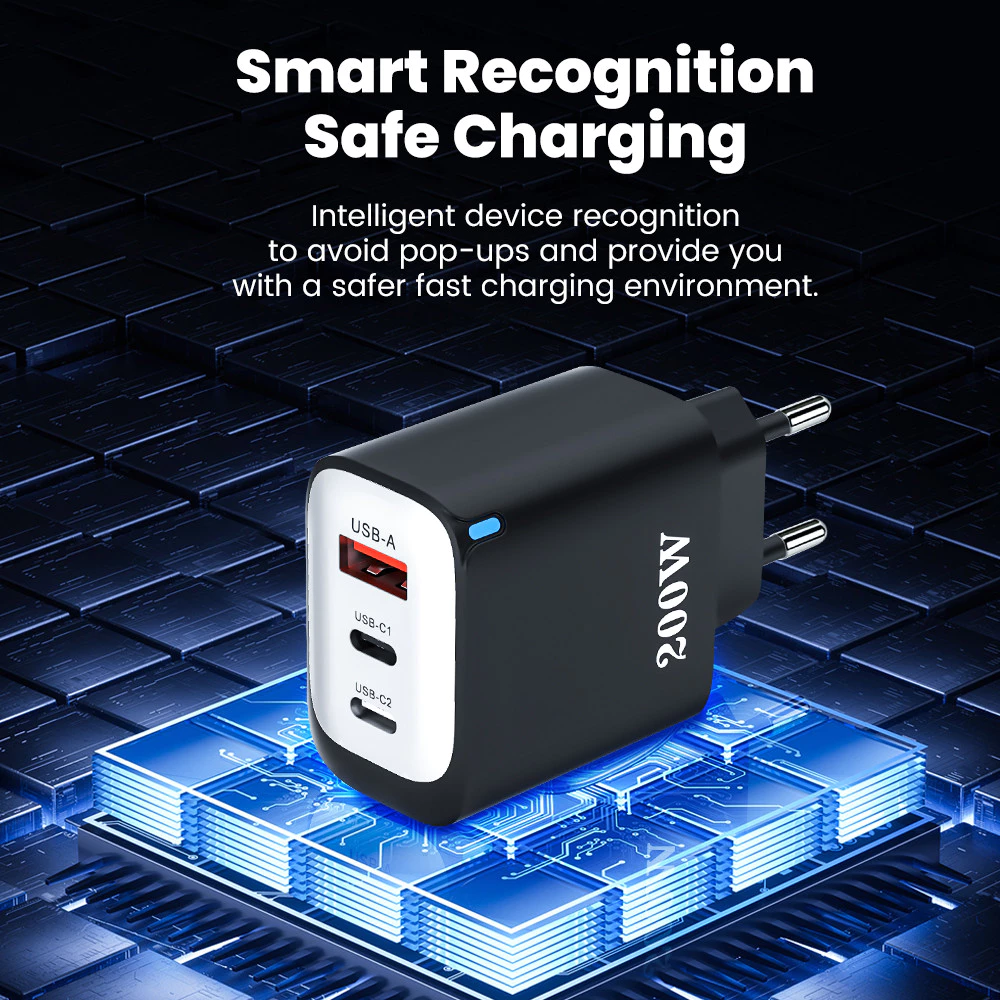 200W USB Type-C Fast Charger