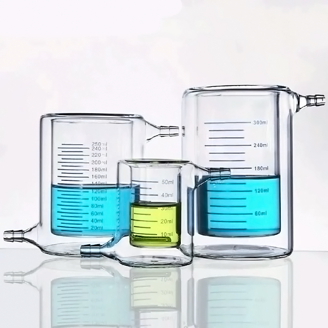 Jacketed Double-layer Reaction Beakers