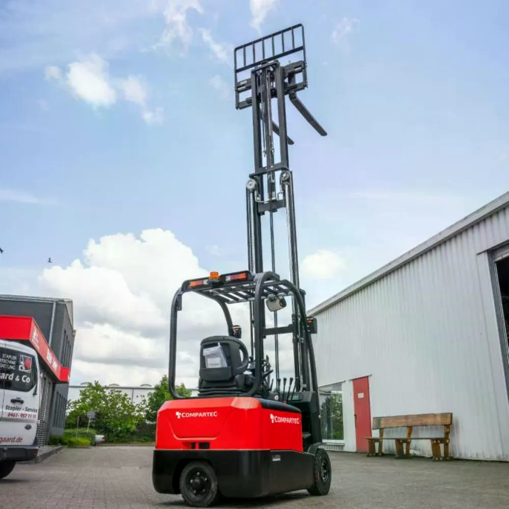 Chariot élévateur électrique 3 roues – 1,8 tonne | Compact, Agile & Lithium-Ion