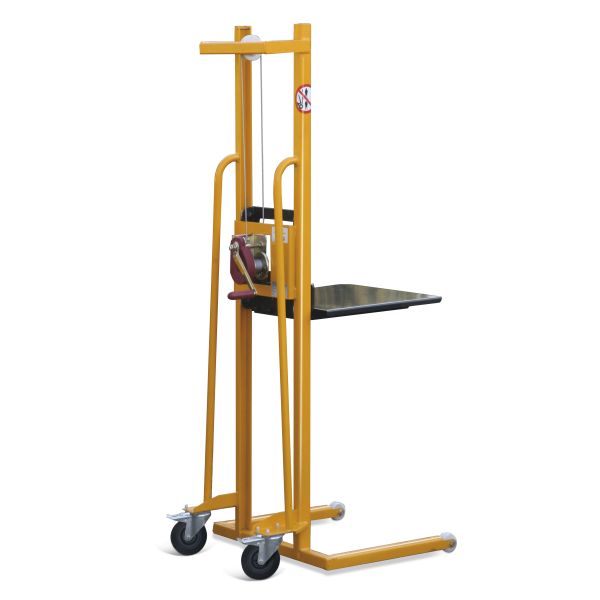 Élévateur de matériaux manuel Protaurus – 100 kg | Course 1500 mm