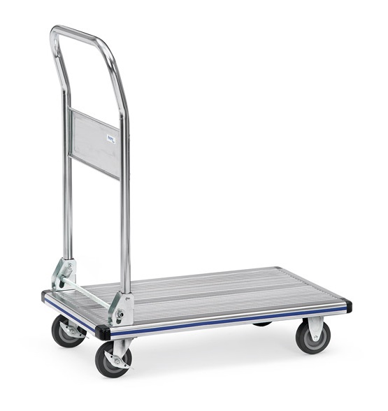 Chariot Fetra en aluminium – Poignée rabattable – Ultra léger – 150 kg