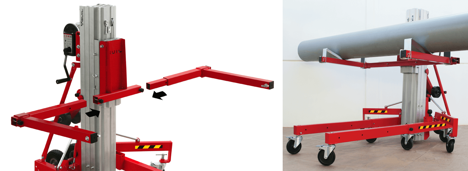 GUIL ACT-09 – Élargisseur de Fourches 140 cm pour Élévateurs TORO