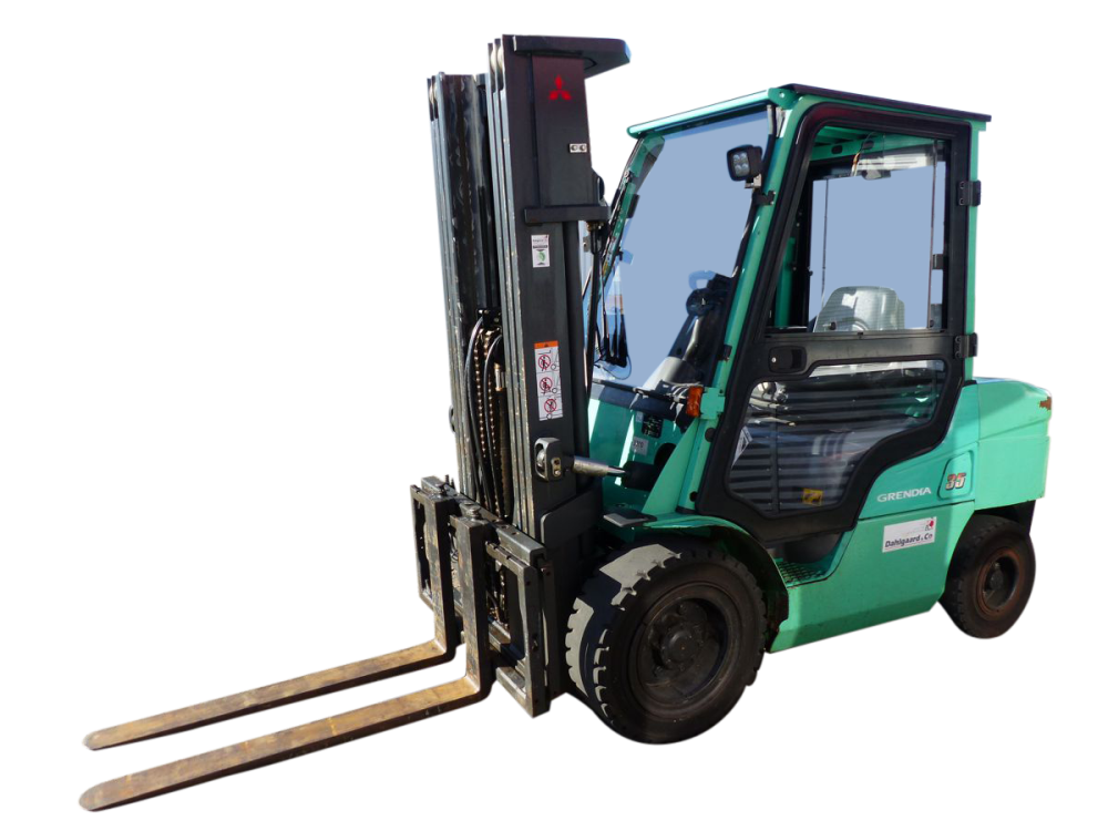 Chariot Élévateur Diesel Mitsubishi FD35N (2006) | 3500 kg | Mât Triplex 4700 mm