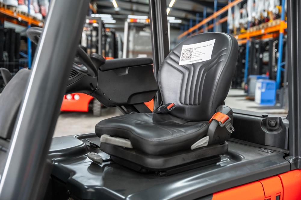 Chariot Élévateur Électrique Reconditionné – Linde E 18 (2016) | 1800 kg | Mât Triplex 4625 mm