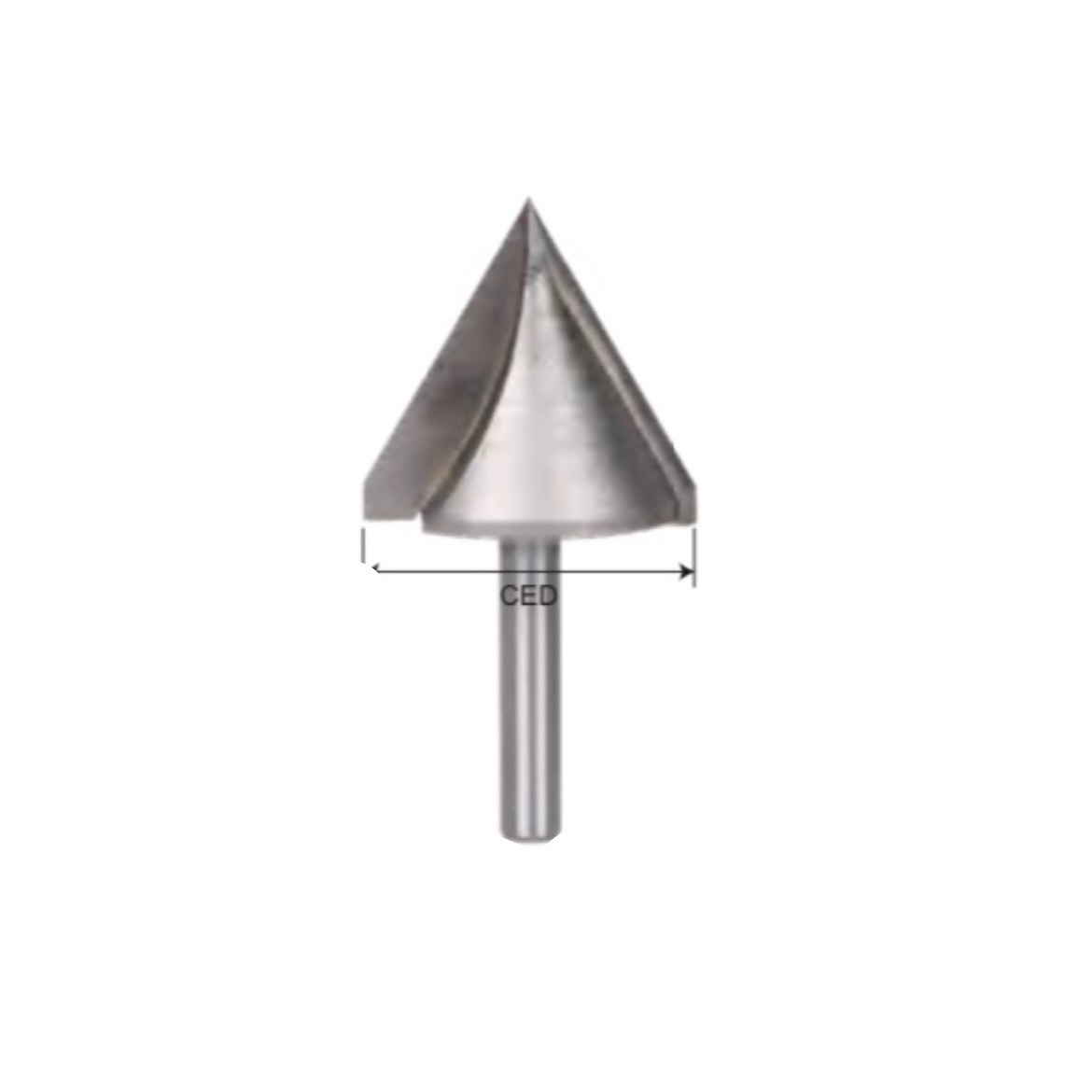 Carbide Tipped V-Groove Bit-2F