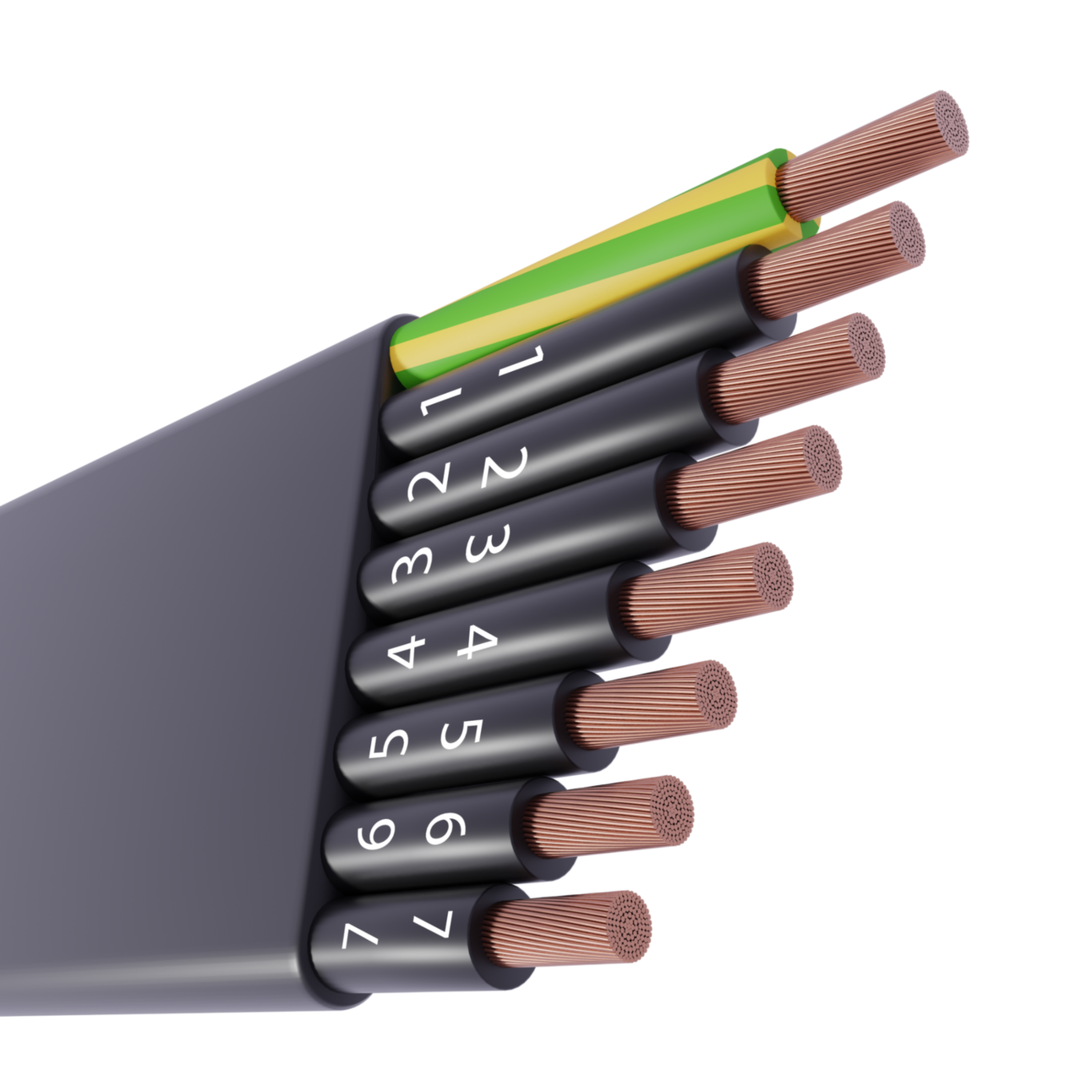 Multi-core Flat cable