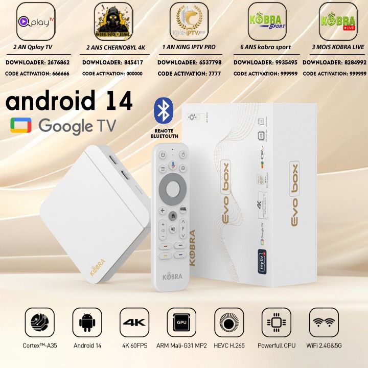 📺 جهاز Kobra Evo Box Android – كل الترفيه في جهاز واحد!