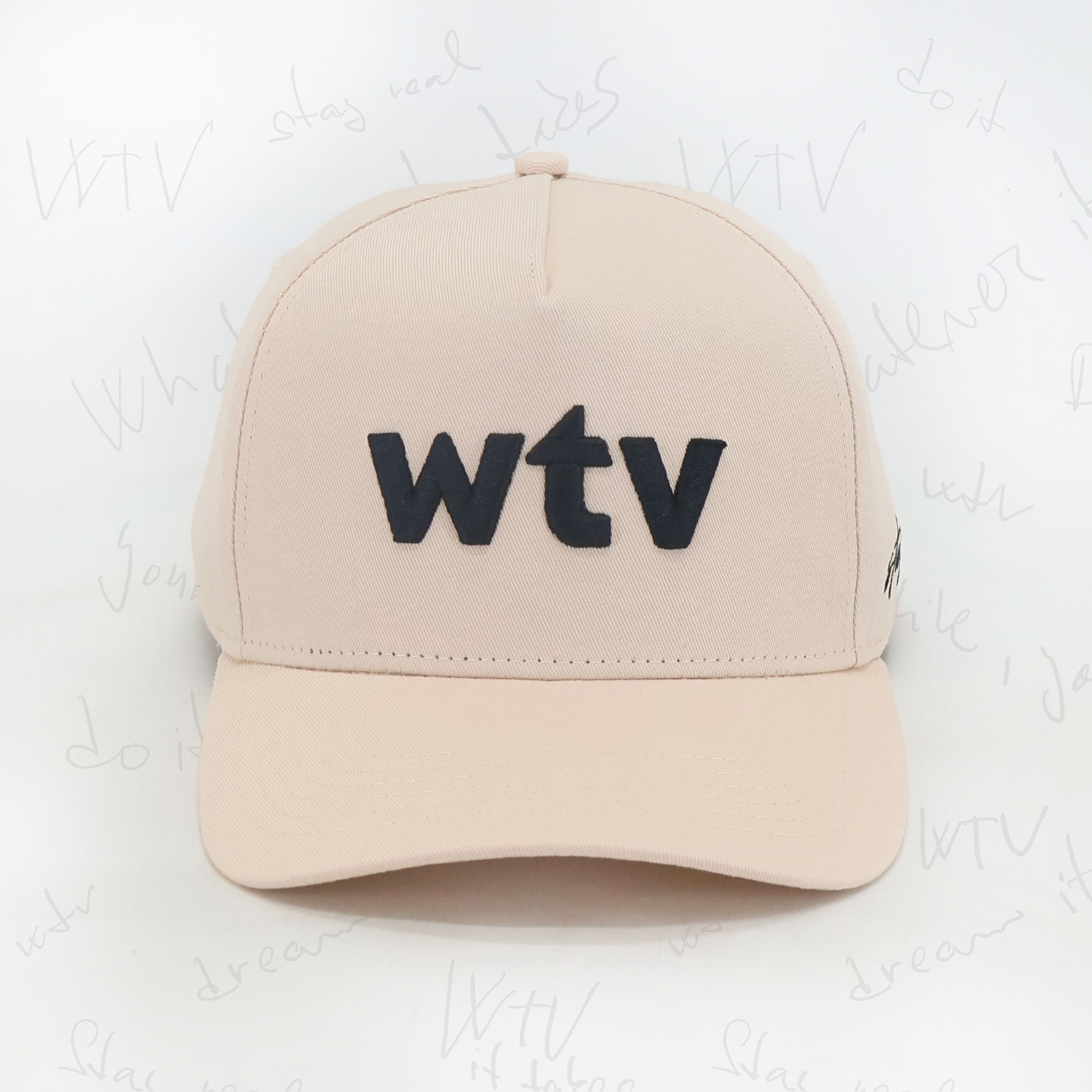 Beige WTV A-frame Cap