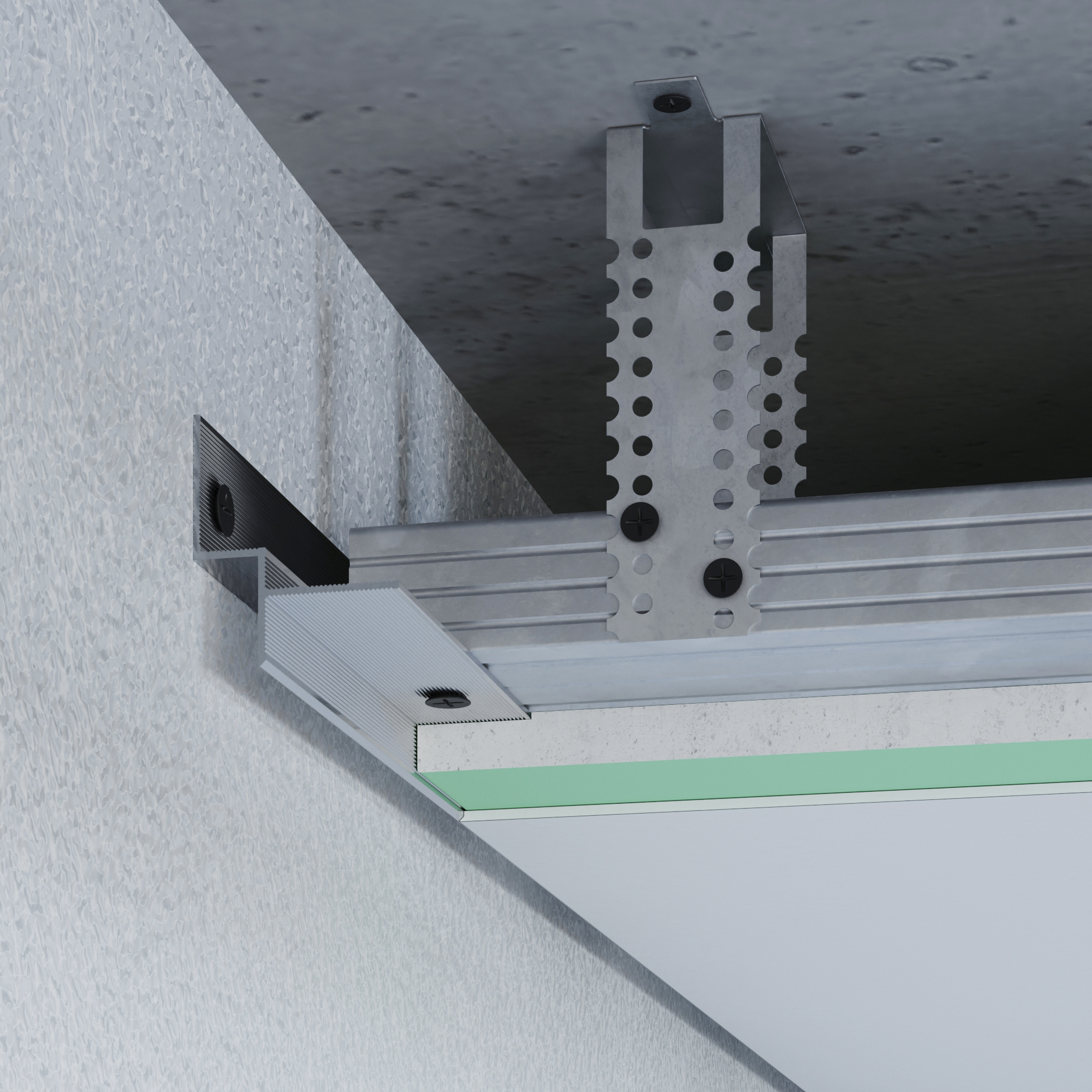 ALUMINIUM SHADOW JOINT PROFILE 10 MM