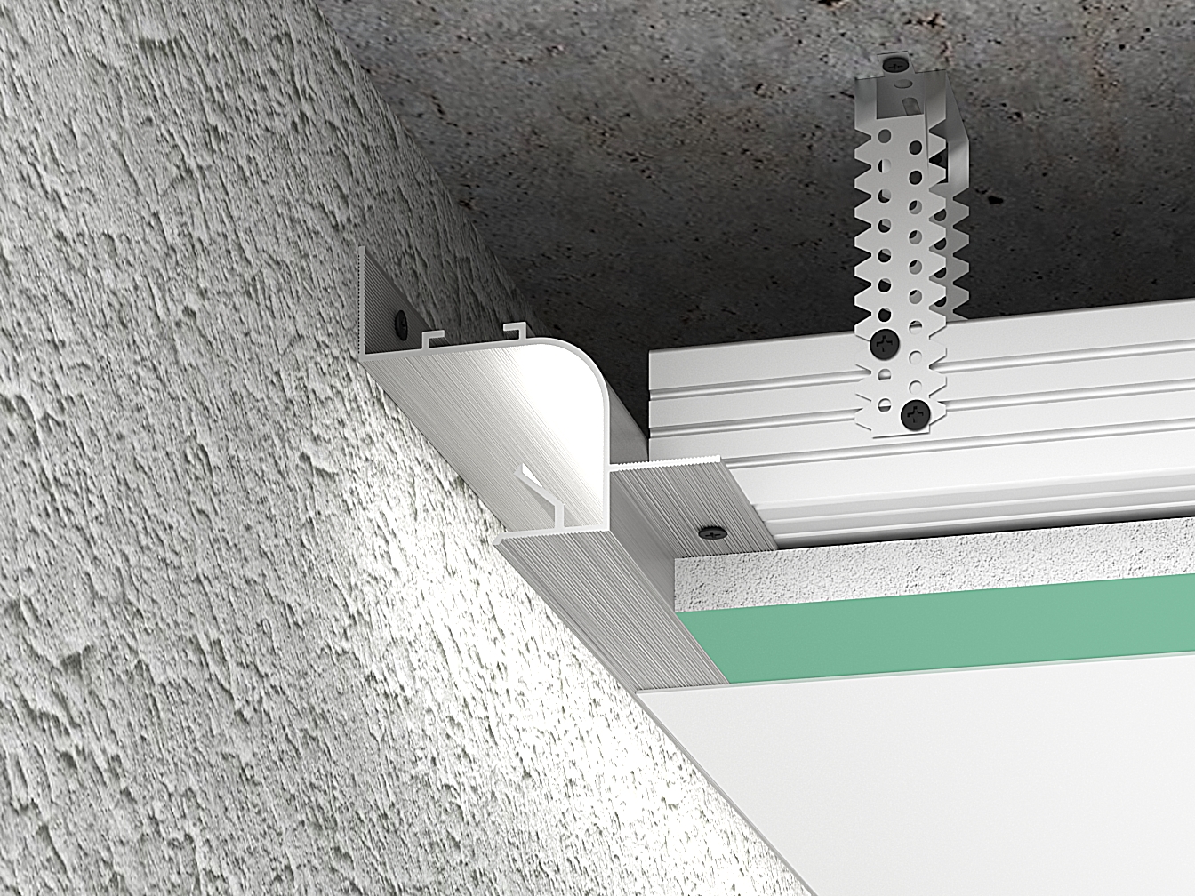 ALUMINUM SHADOW JOINT PROFILE 30 mm