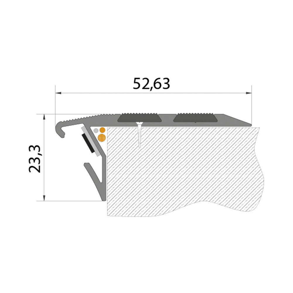 LED COVER FOR STAIRS 23X53