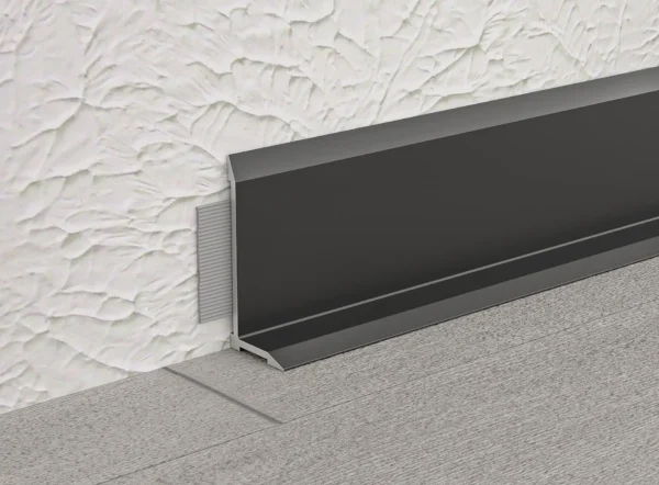 OVERHEAD ALUMINIUM SKIRTING BOARD, 40 MM