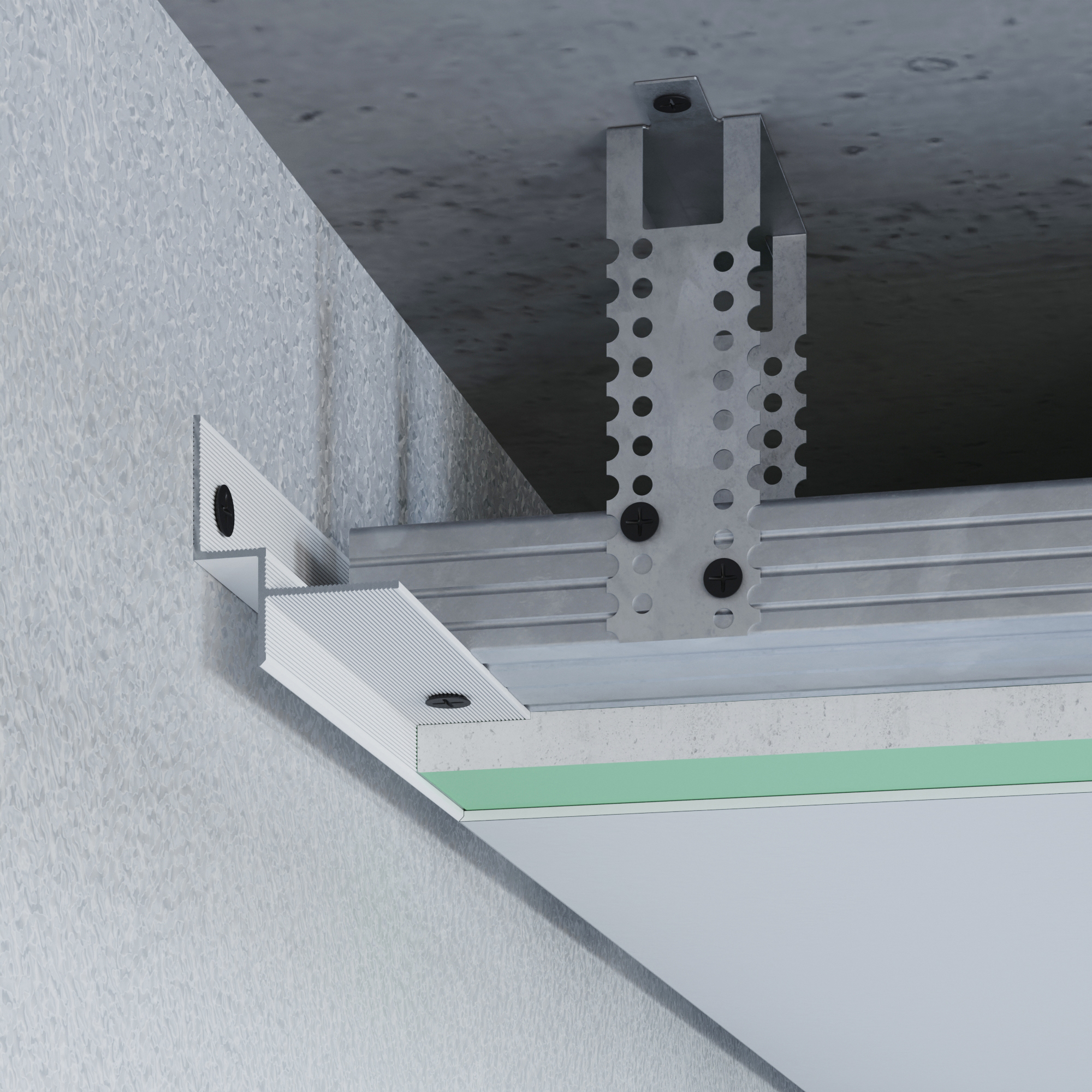 ALUMINIUM SHADOW JOINT PROFILE 10 MM