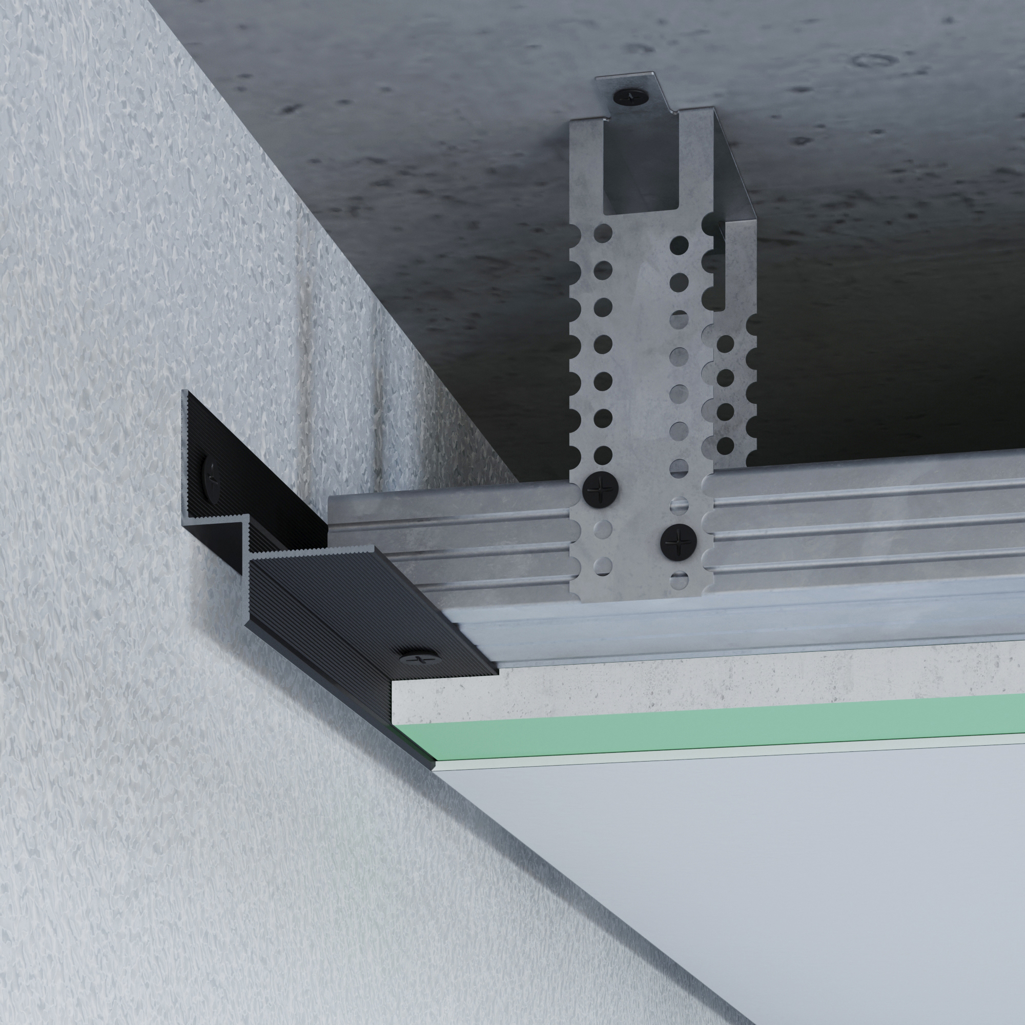ALUMINIUM SHADOW JOINT PROFILE 10 MM