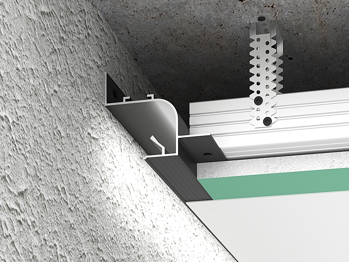 ALUMINUM SHADOW JOINT PROFILE 30 mm