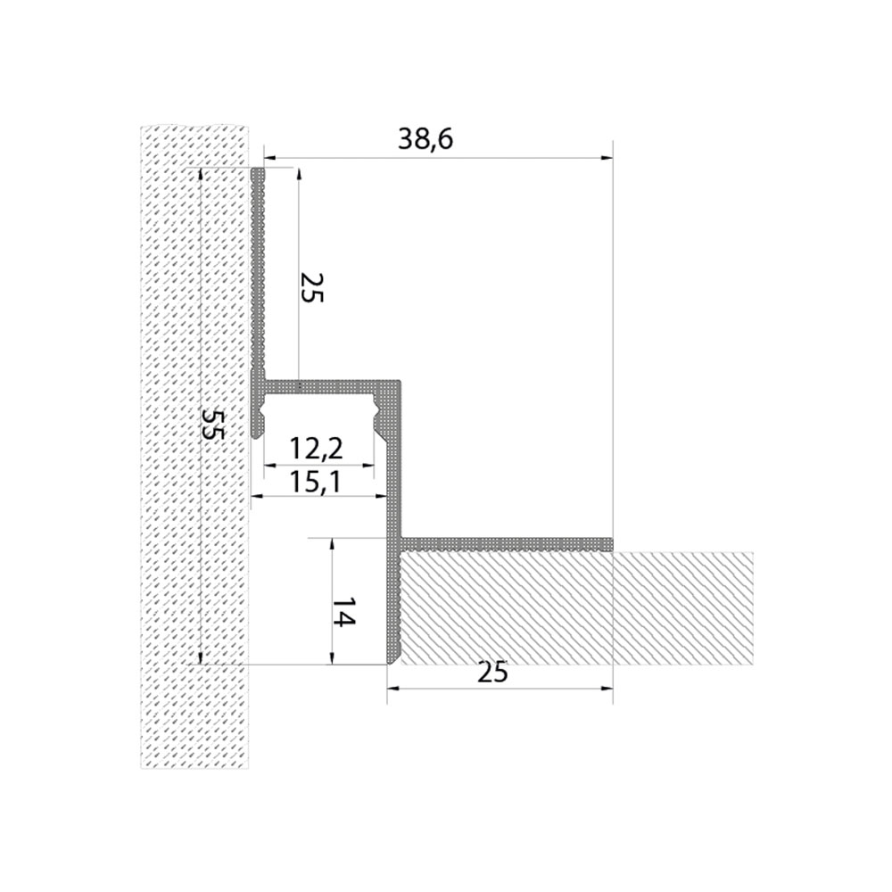 LED SHADOW JOINT PROFILE