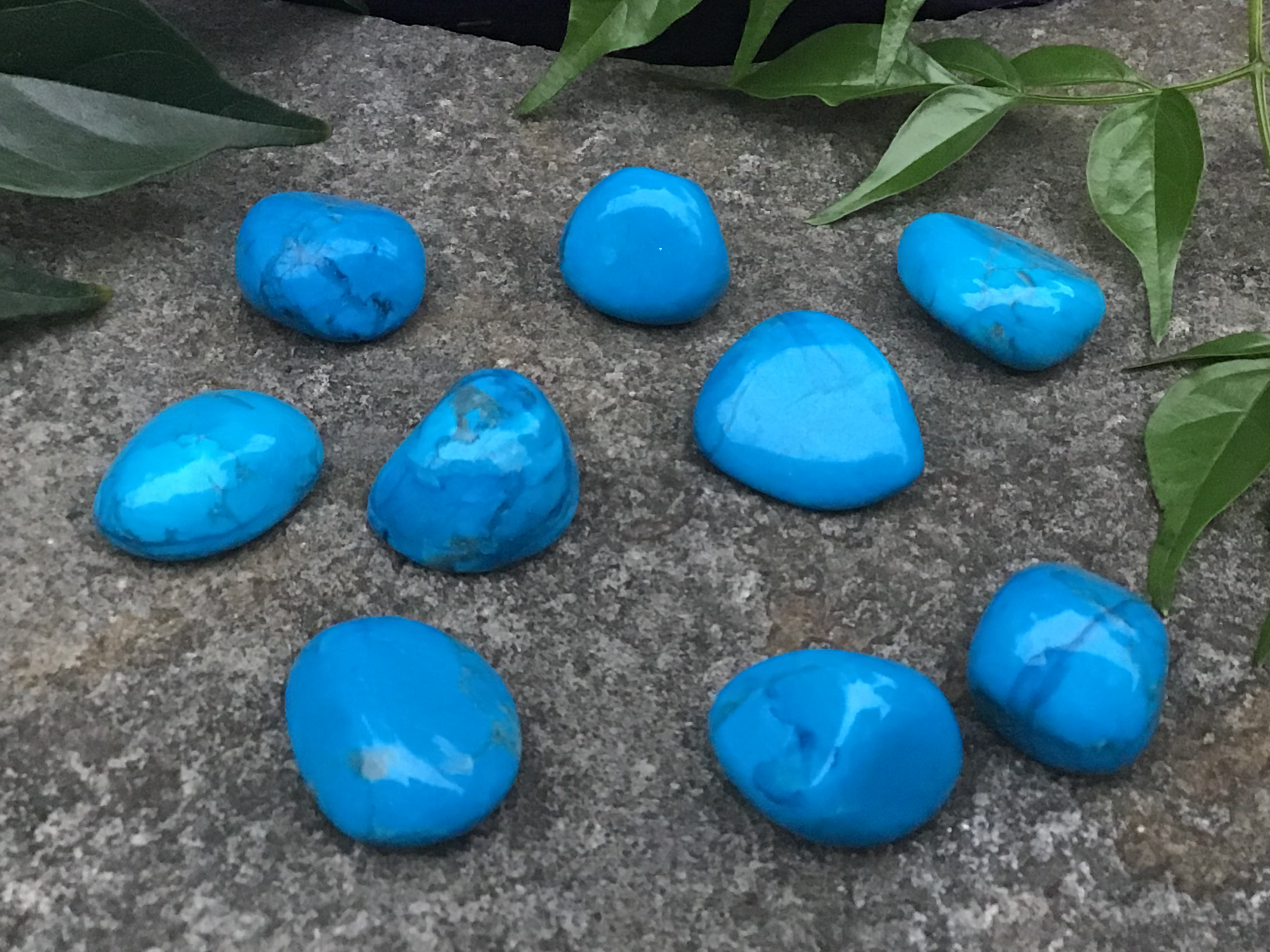 Blue Howlite - Tumbled Stone