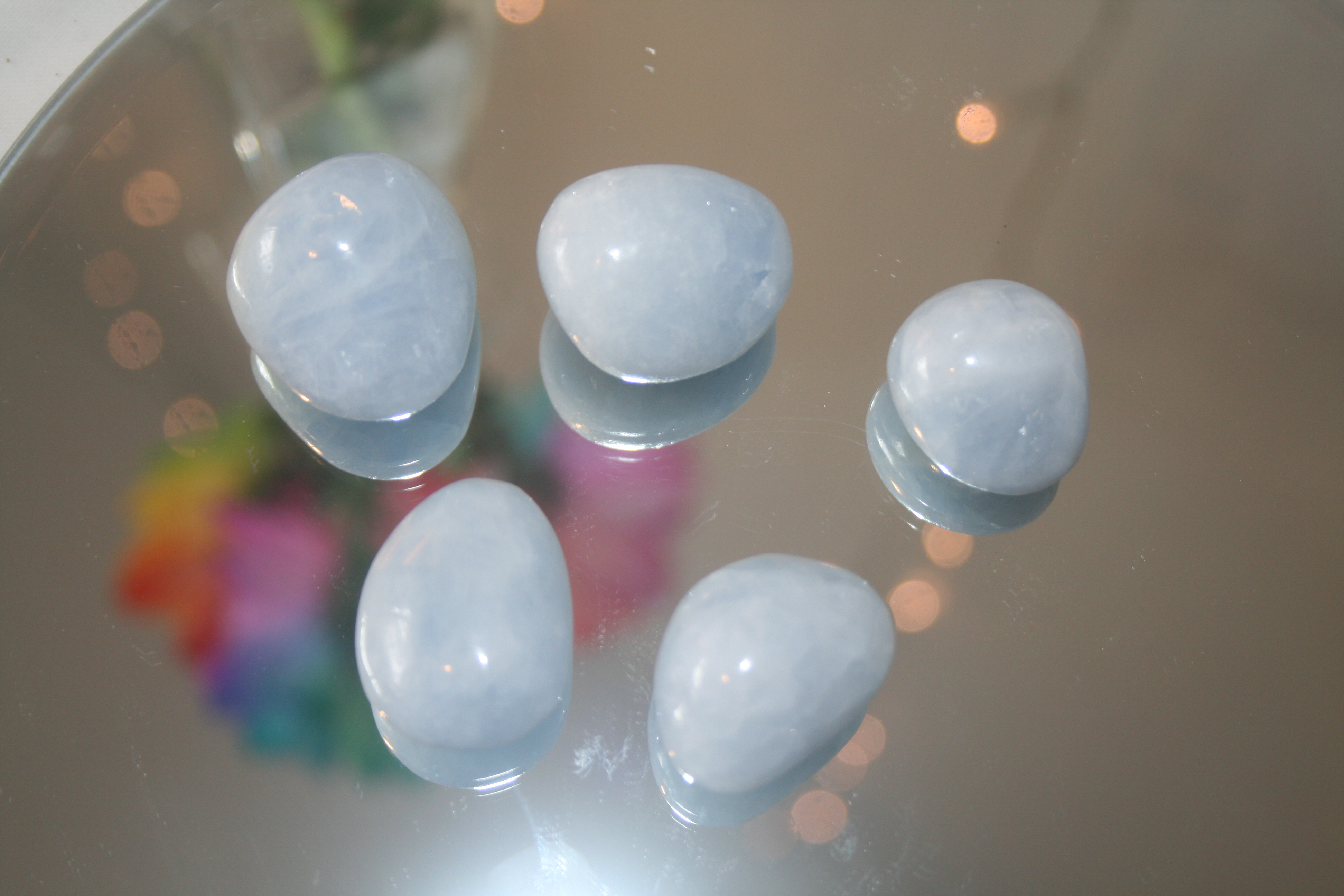 Blue Calcite - Tumbled Stone