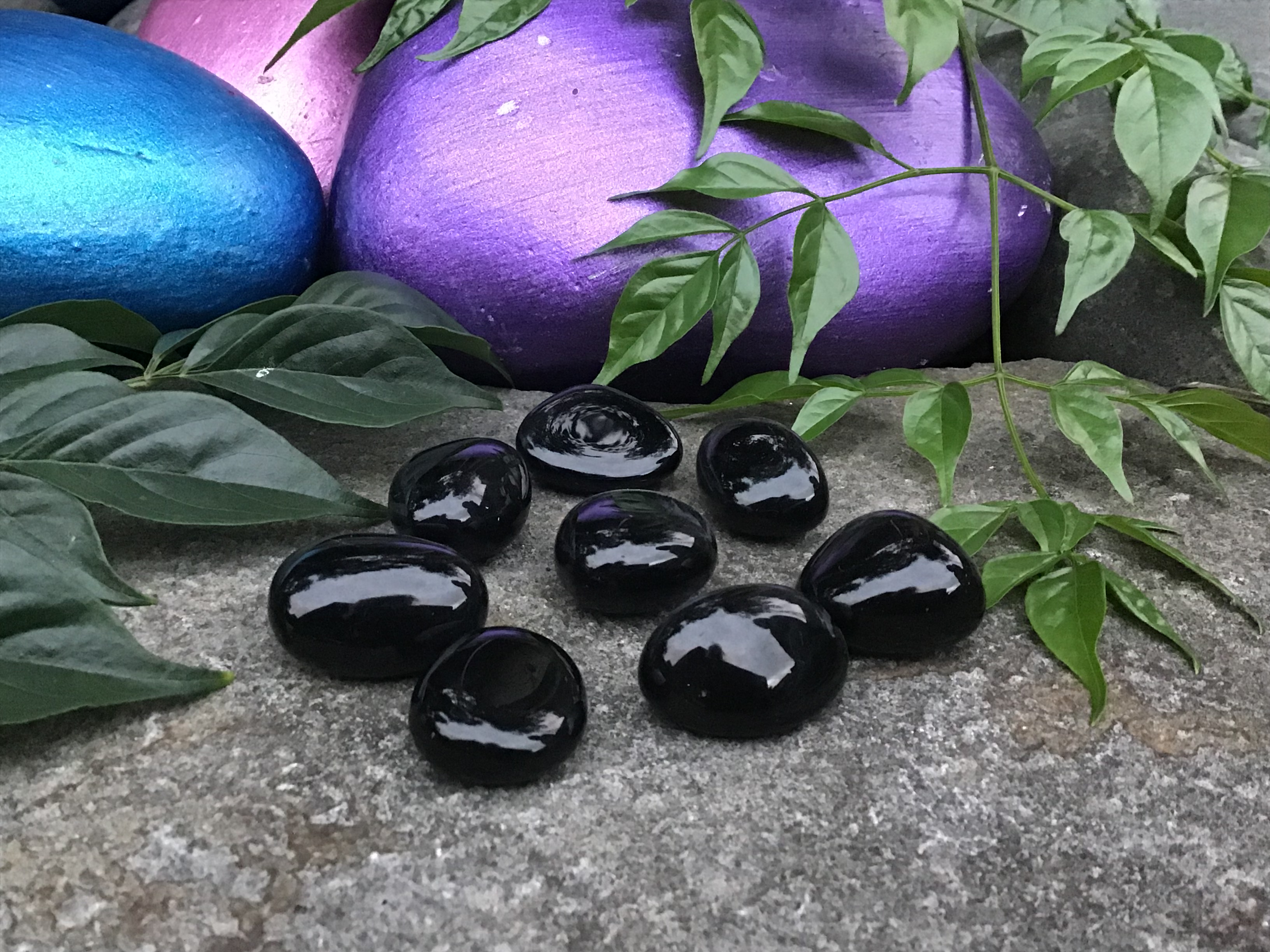 Black Obsidian - Tumbled Stone