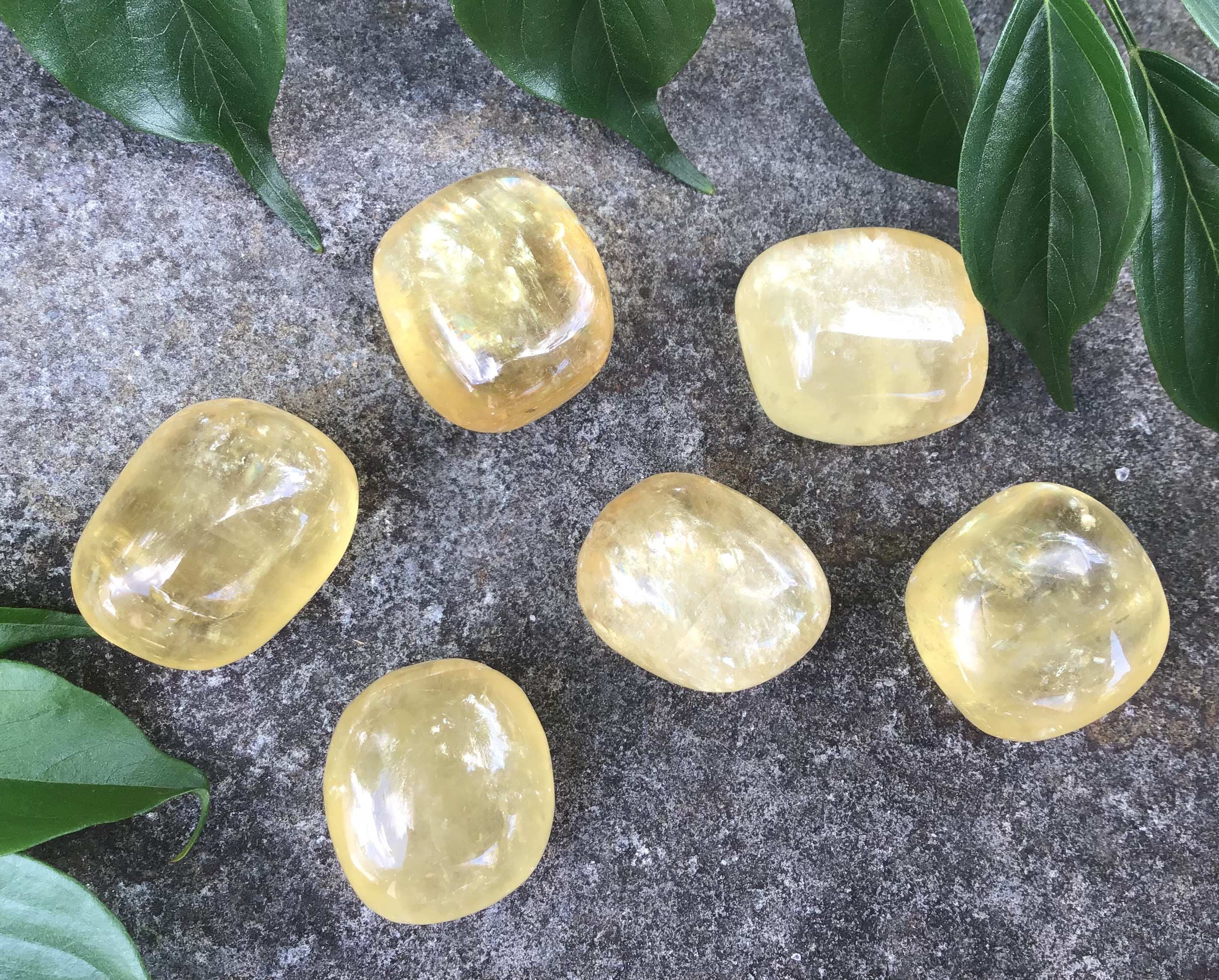 Honey Calcite – Tumbled Stone