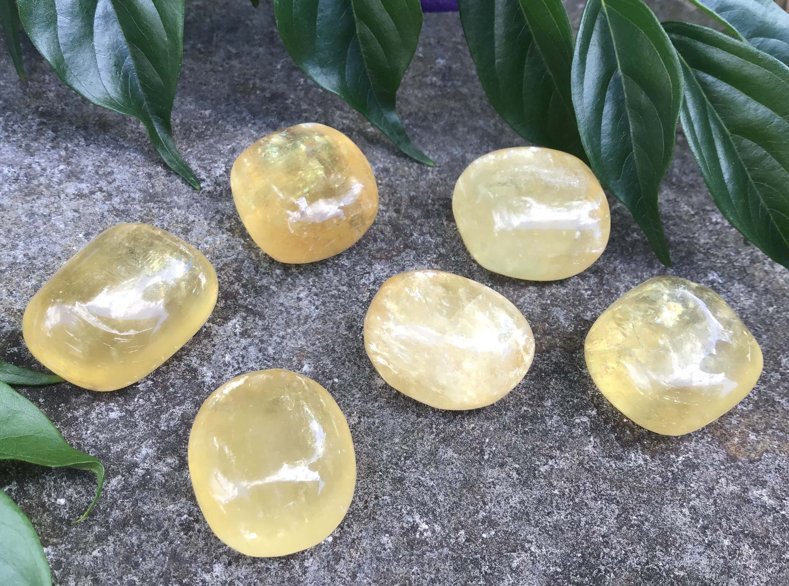 Honey Calcite – Tumbled Stone
