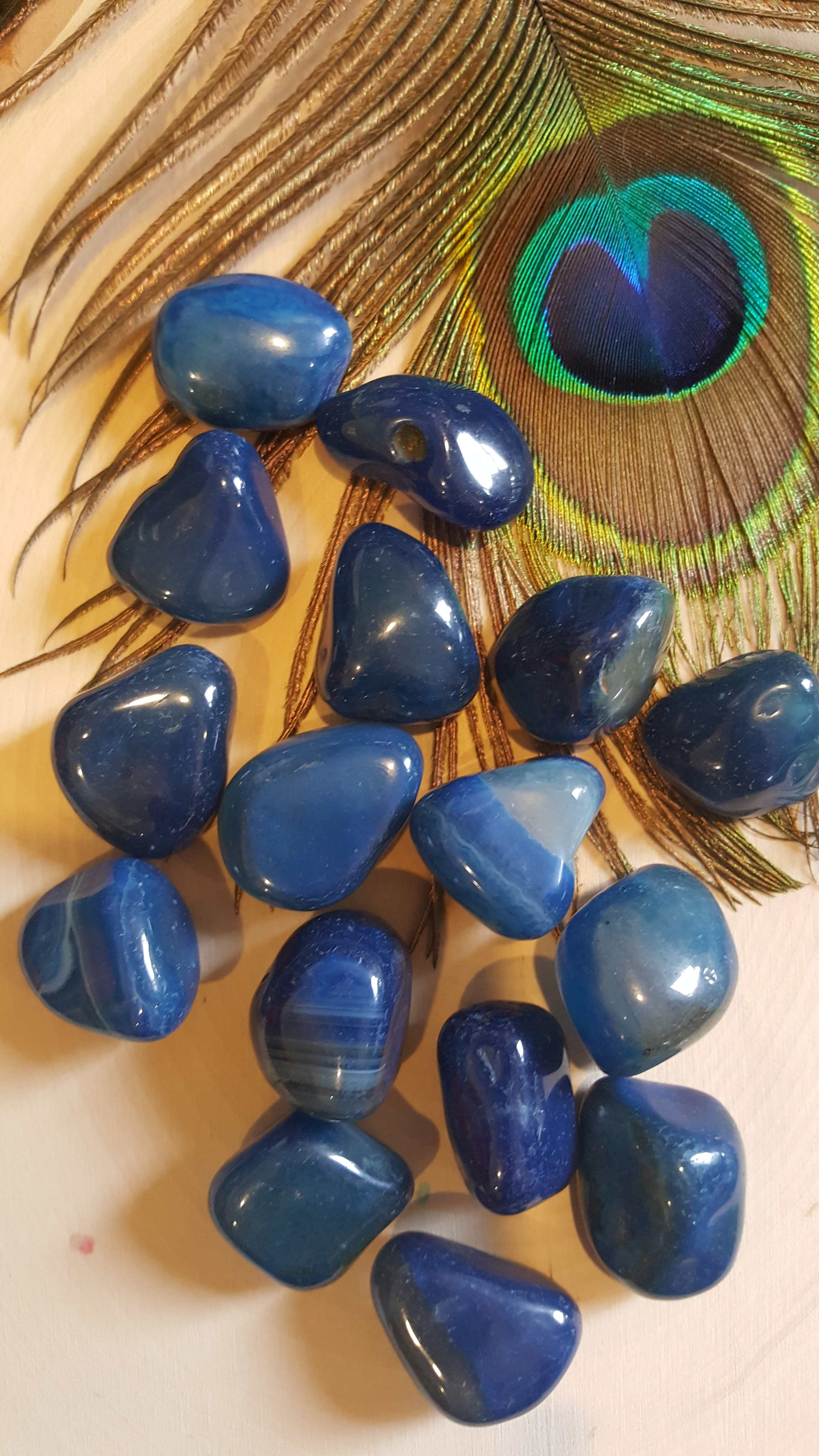 Indigo Agate – Tumbled Stone
