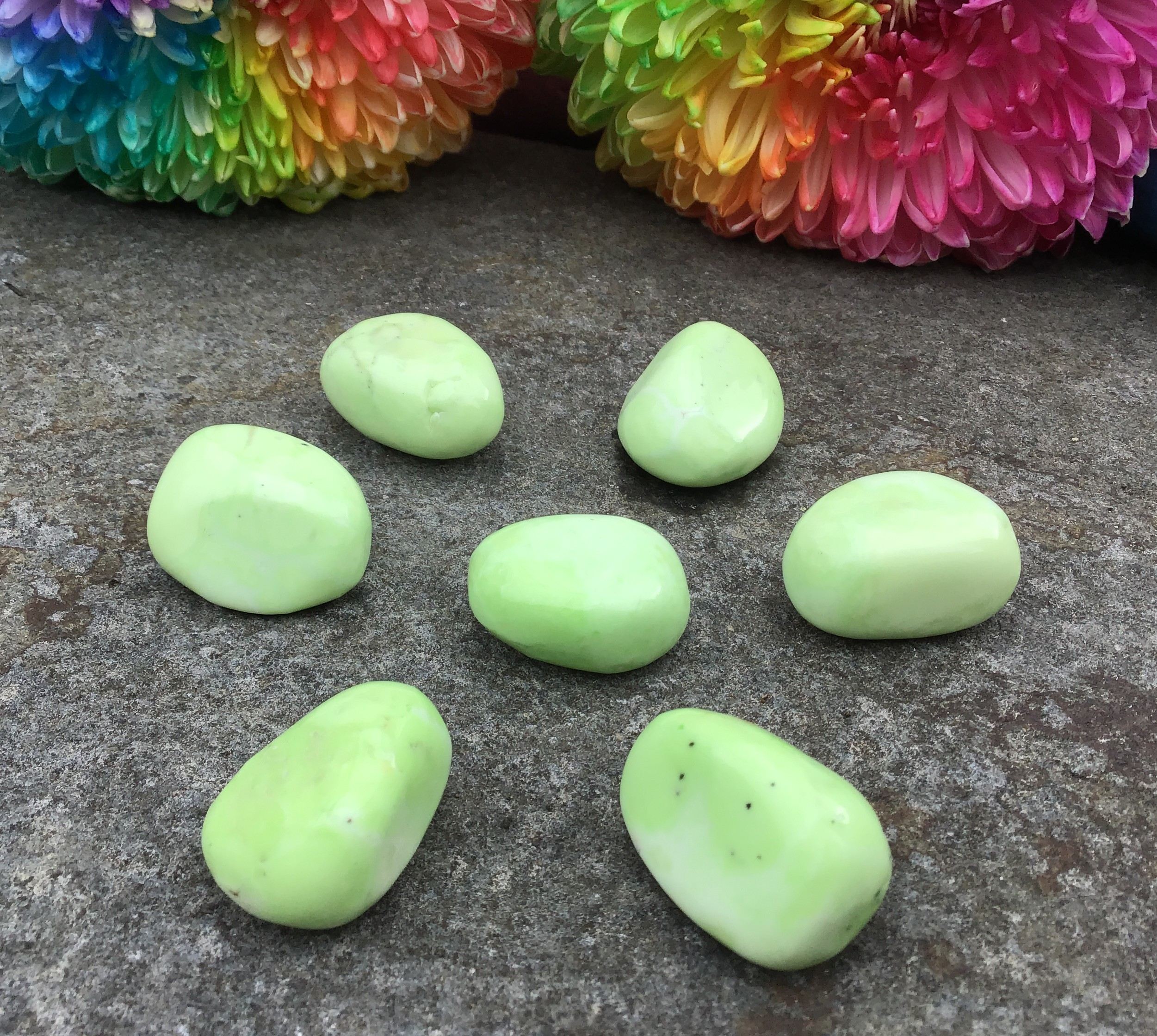 Lemon Chrysoprase – Tumbled Stone