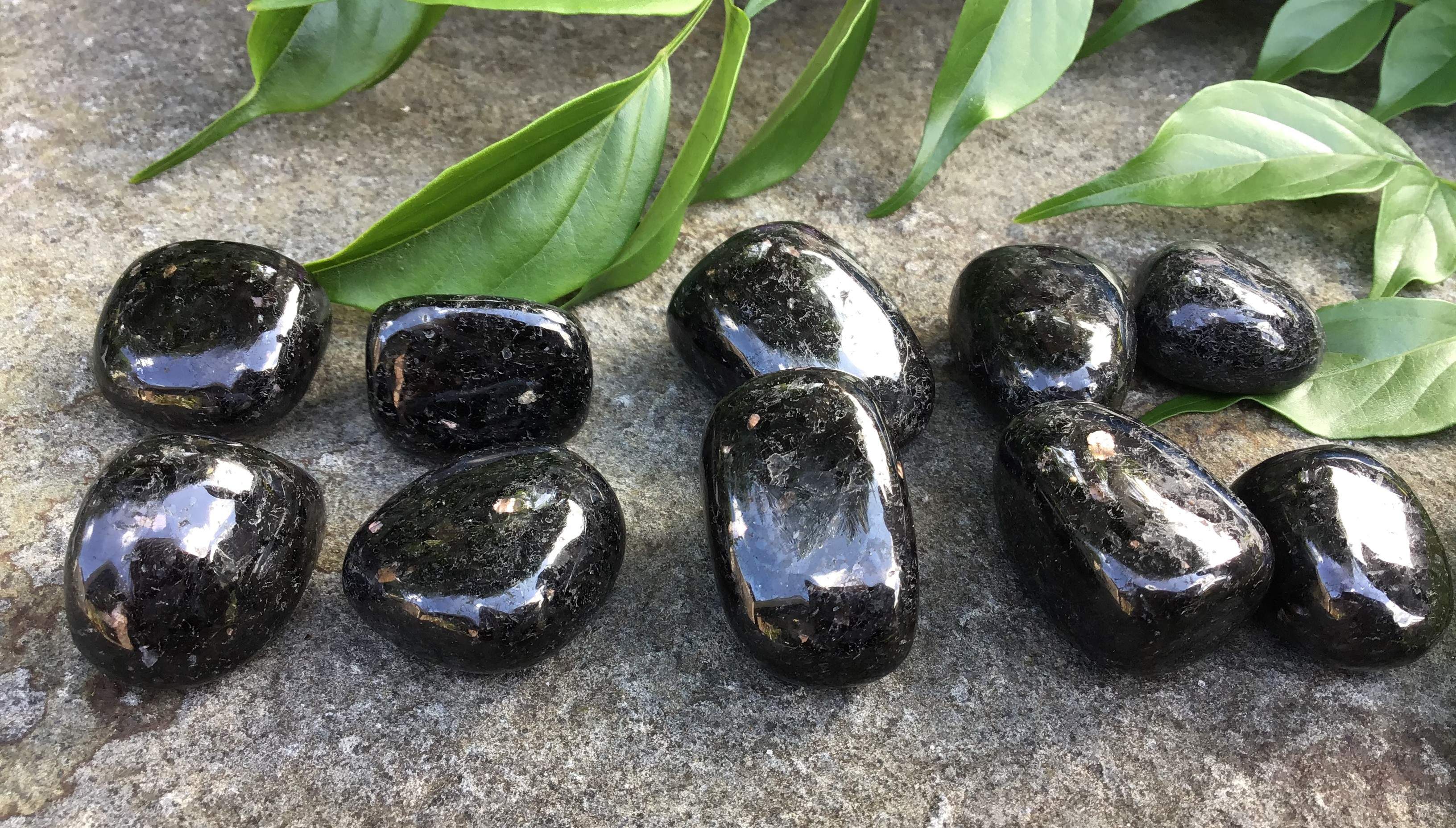Nuummite – Tumbled Stone