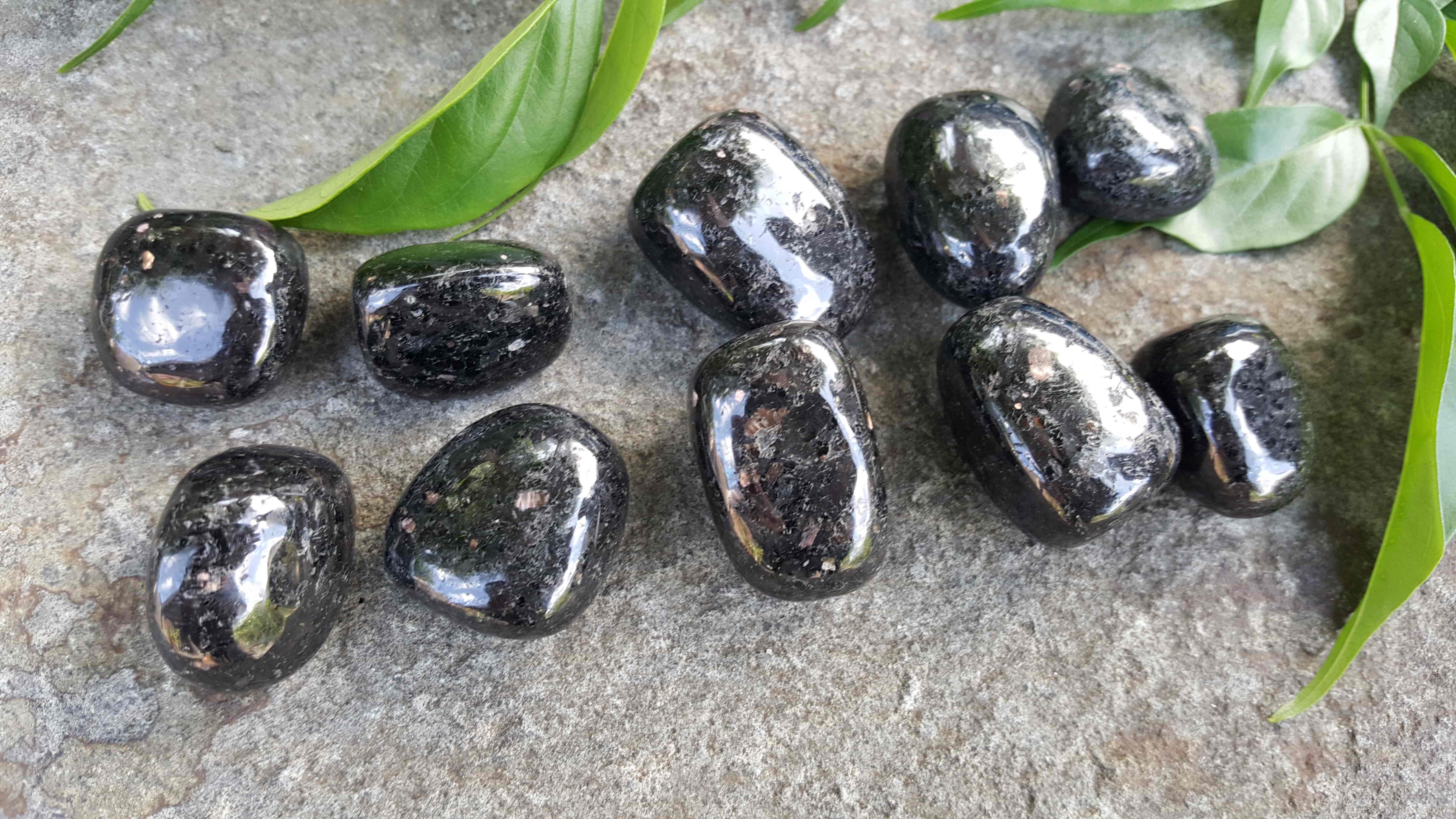 Nuummite – Tumbled Stone