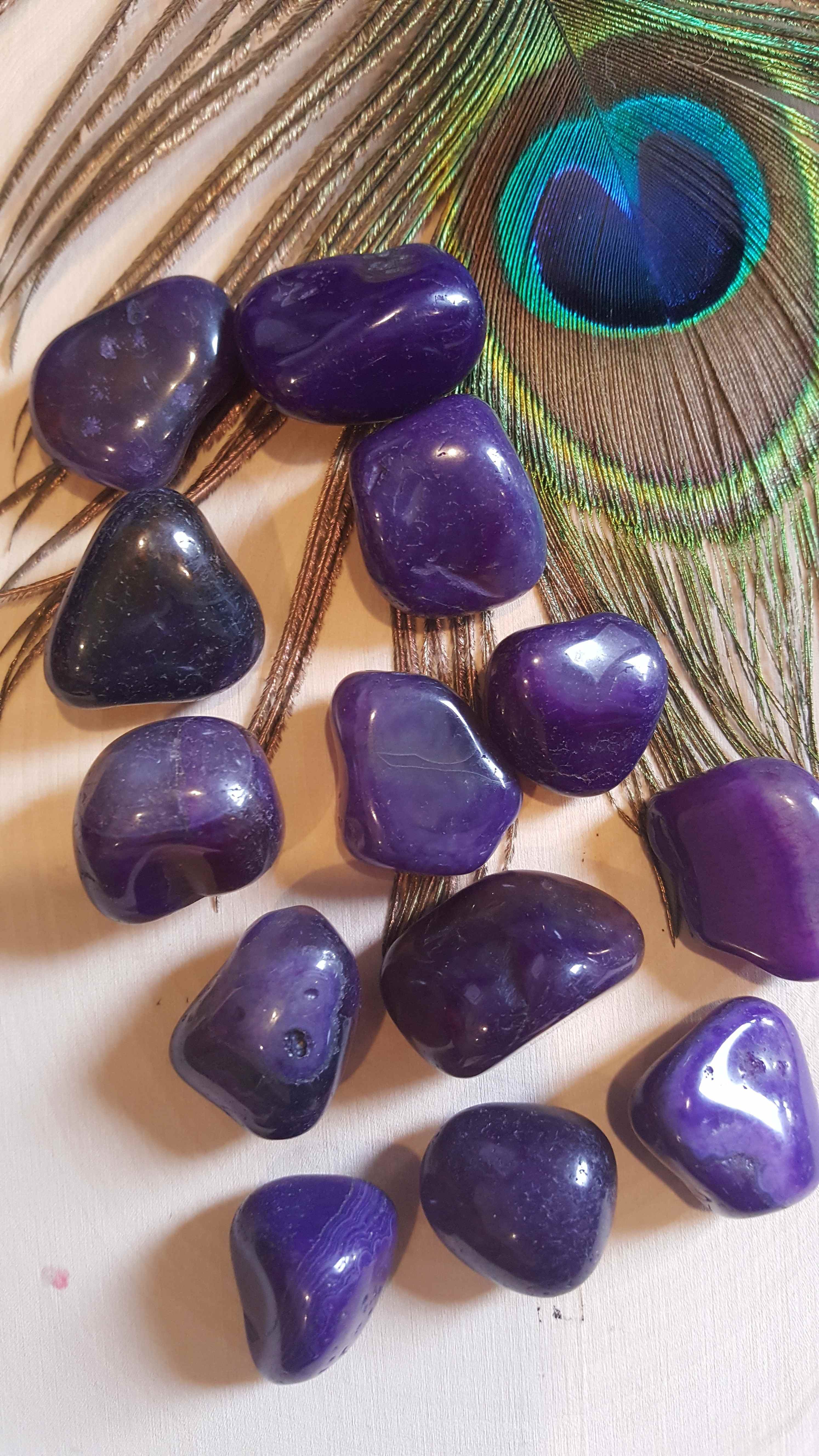 Purple Agate – Tumbled Stone