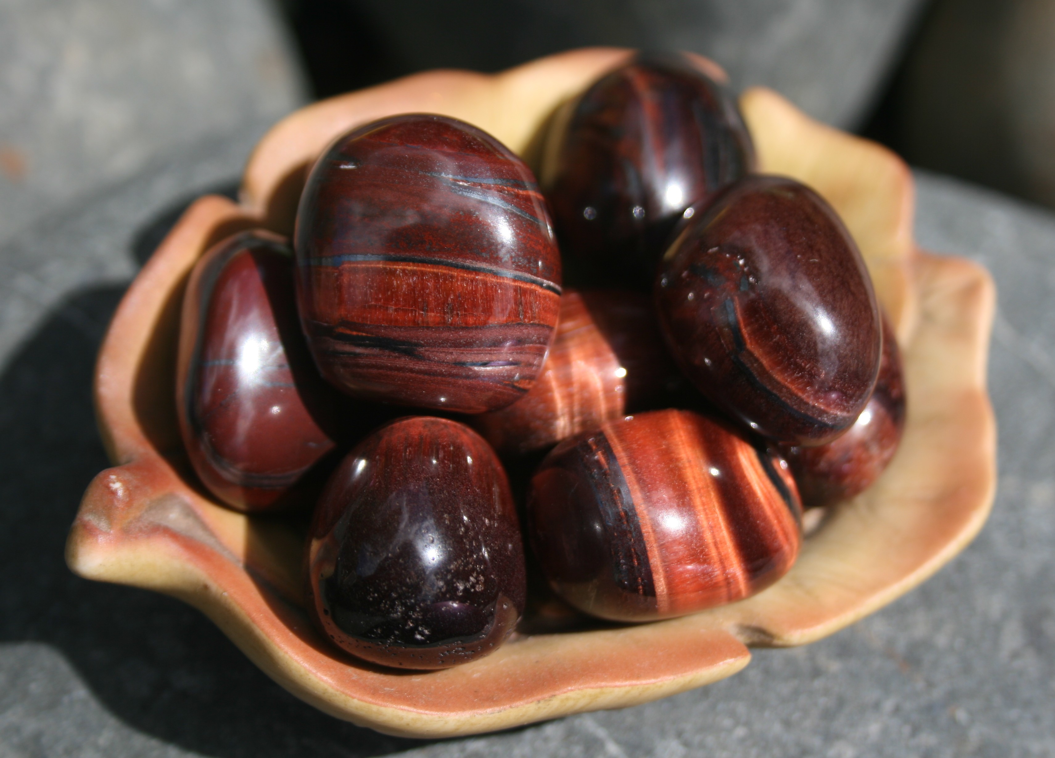 Red Tiger Eye – Tumbled Stone