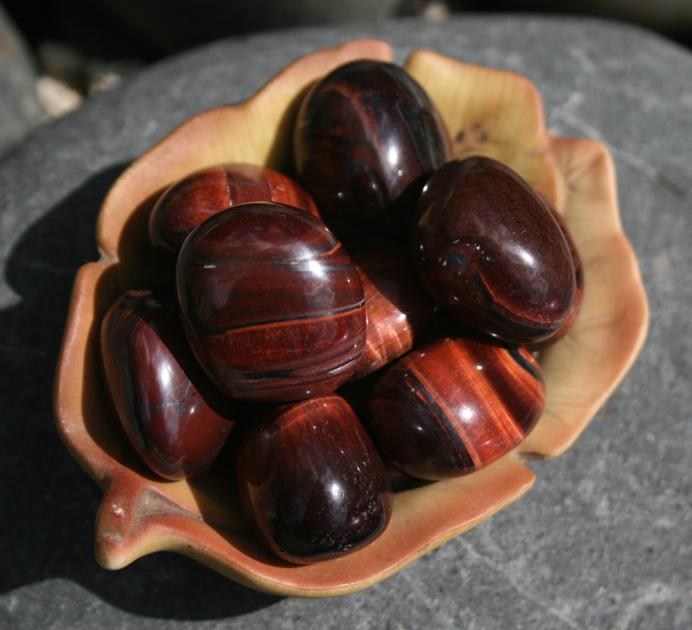 Red Tiger Eye – Tumbled Stone