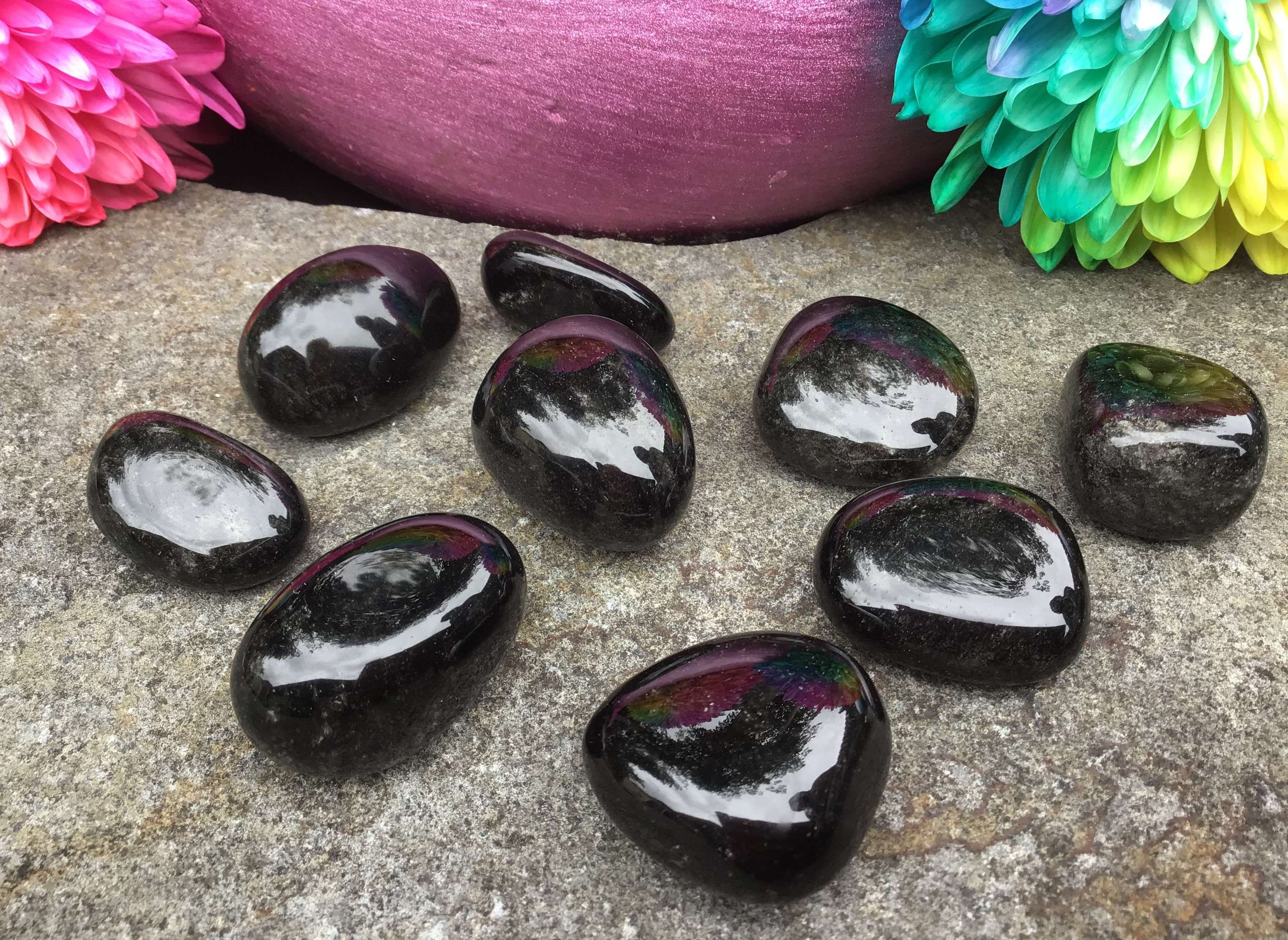 Silver Sheen Obsidian – Tumbled Stone