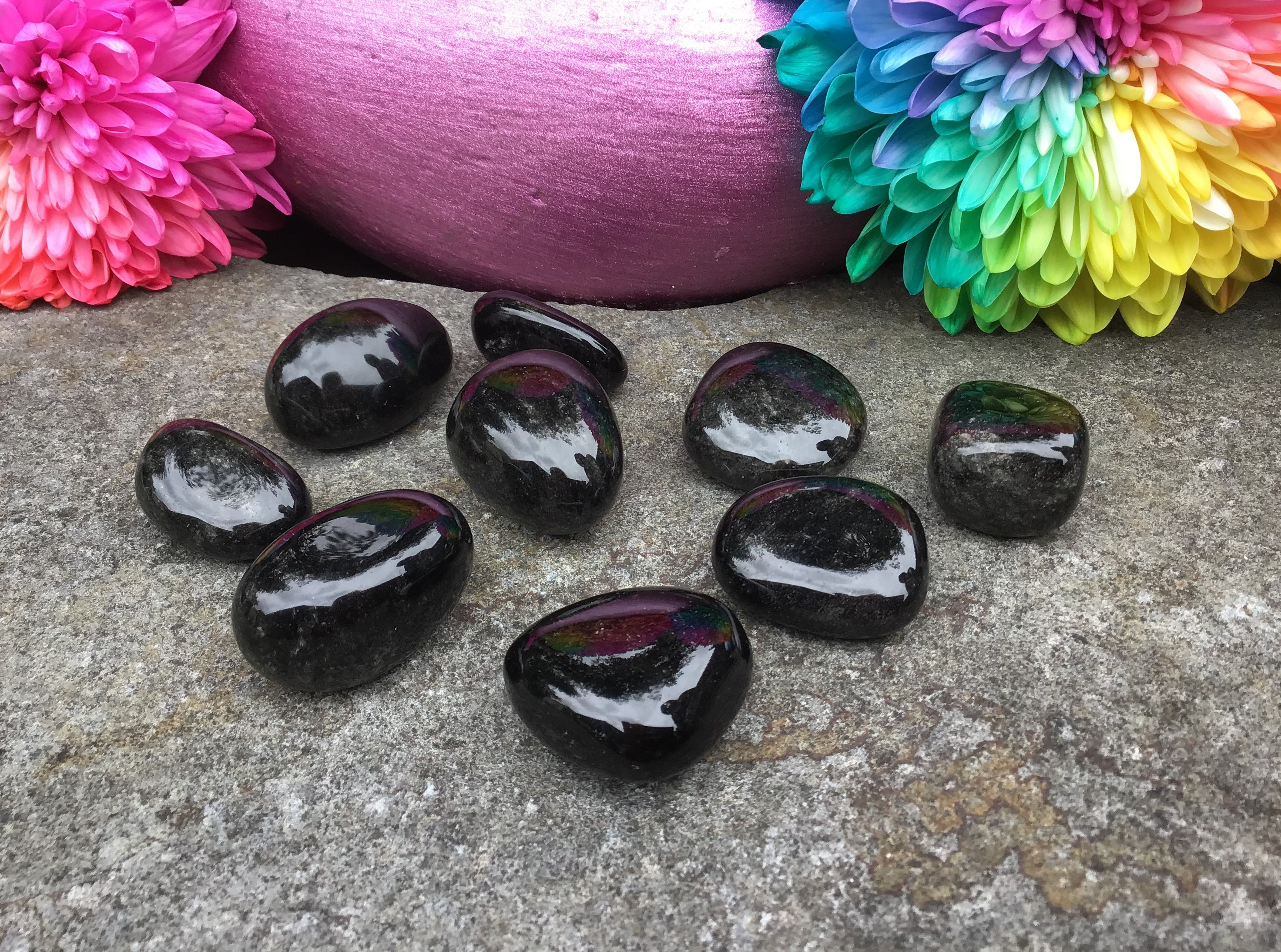 Silver Sheen Obsidian – Tumbled Stone