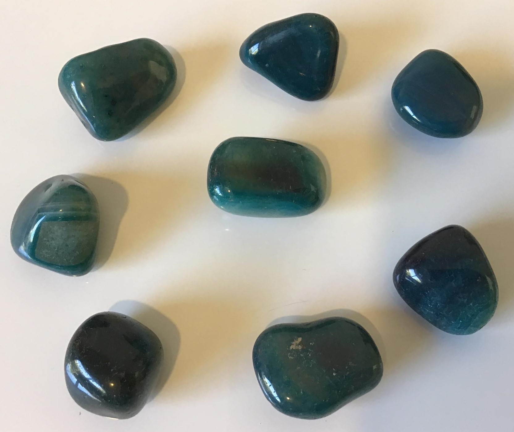 Teal Agate – Tumbled Stone