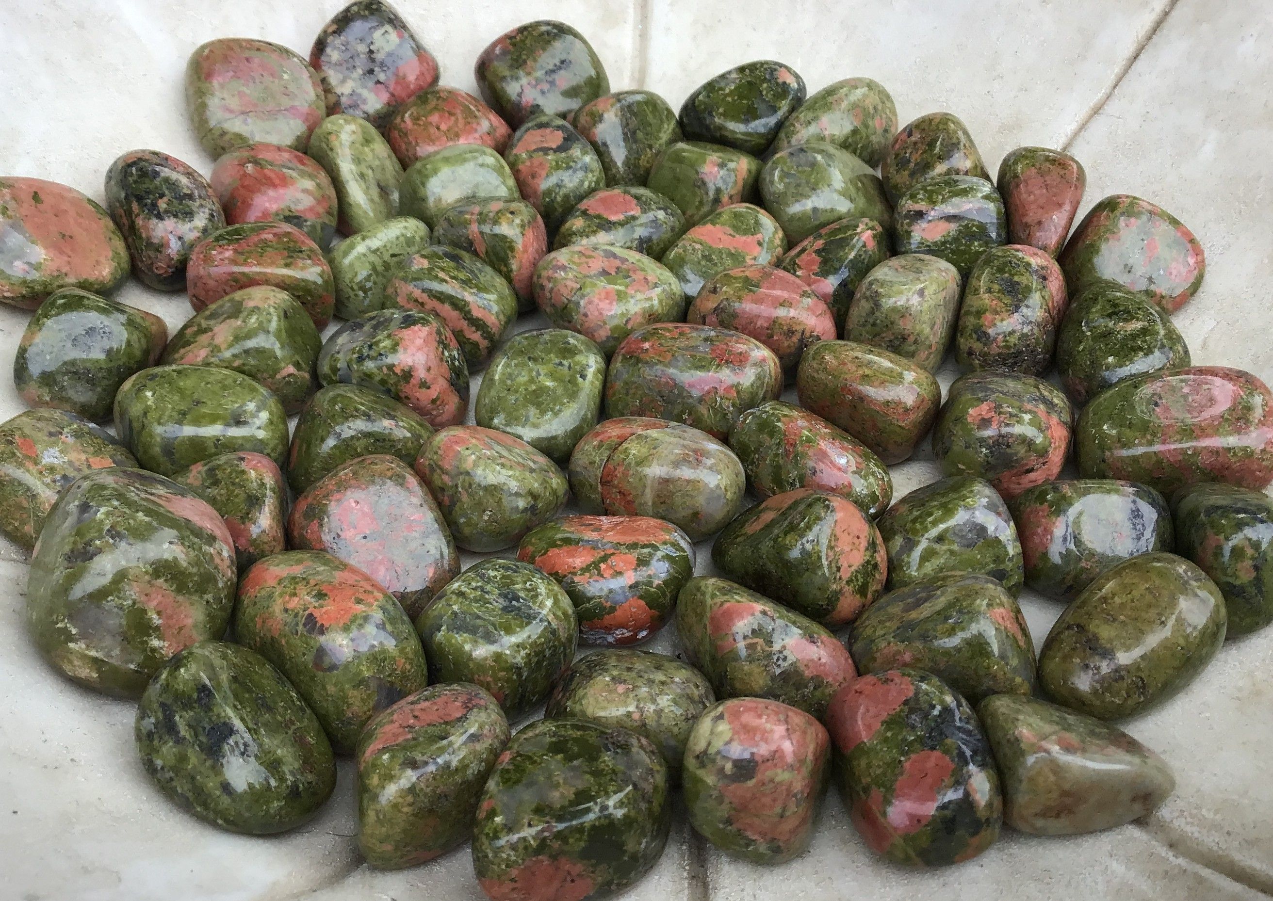Unakite Jasper – Tumbled Stone