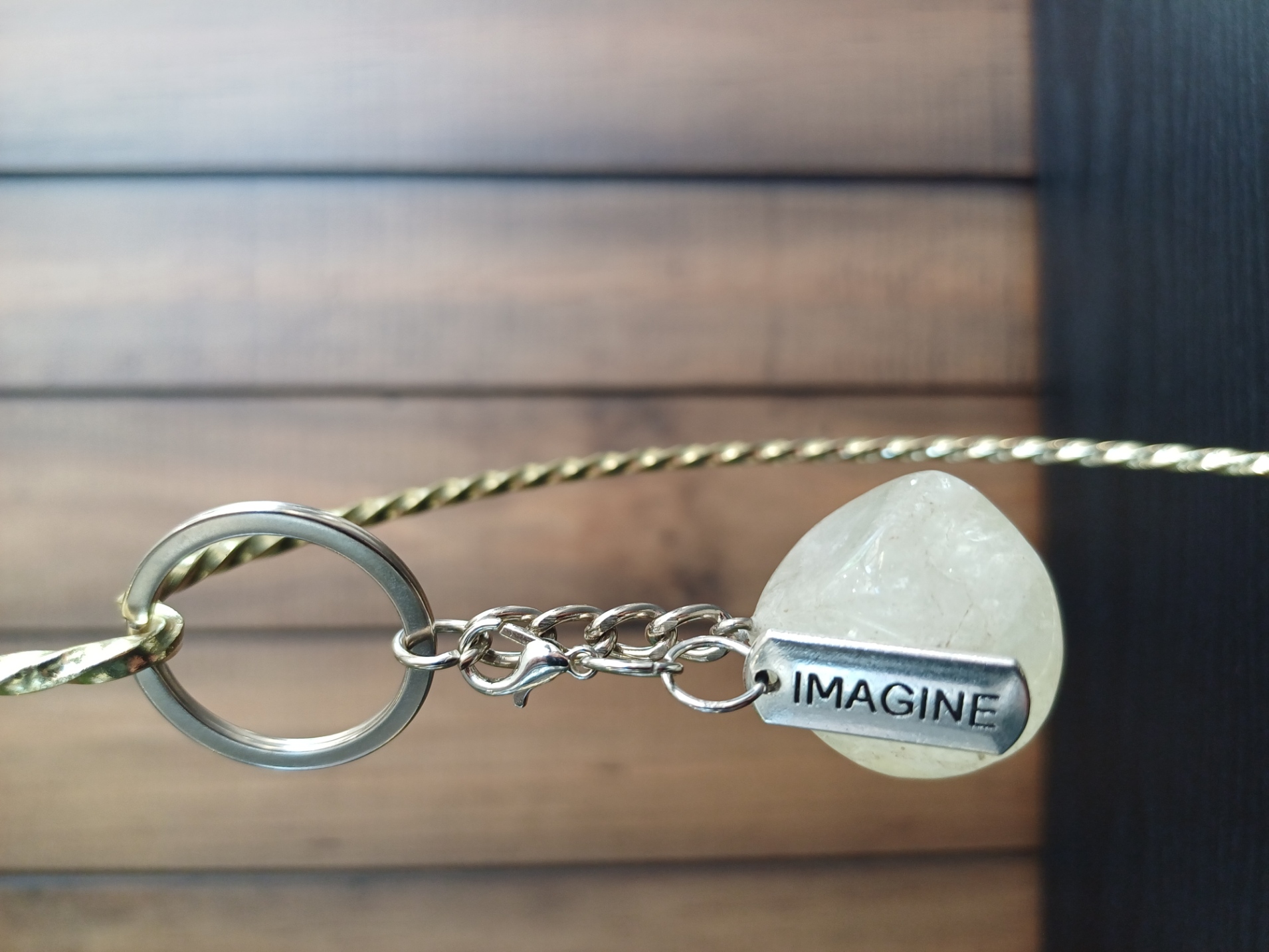 Citrine – “Imagine” – Key Chain