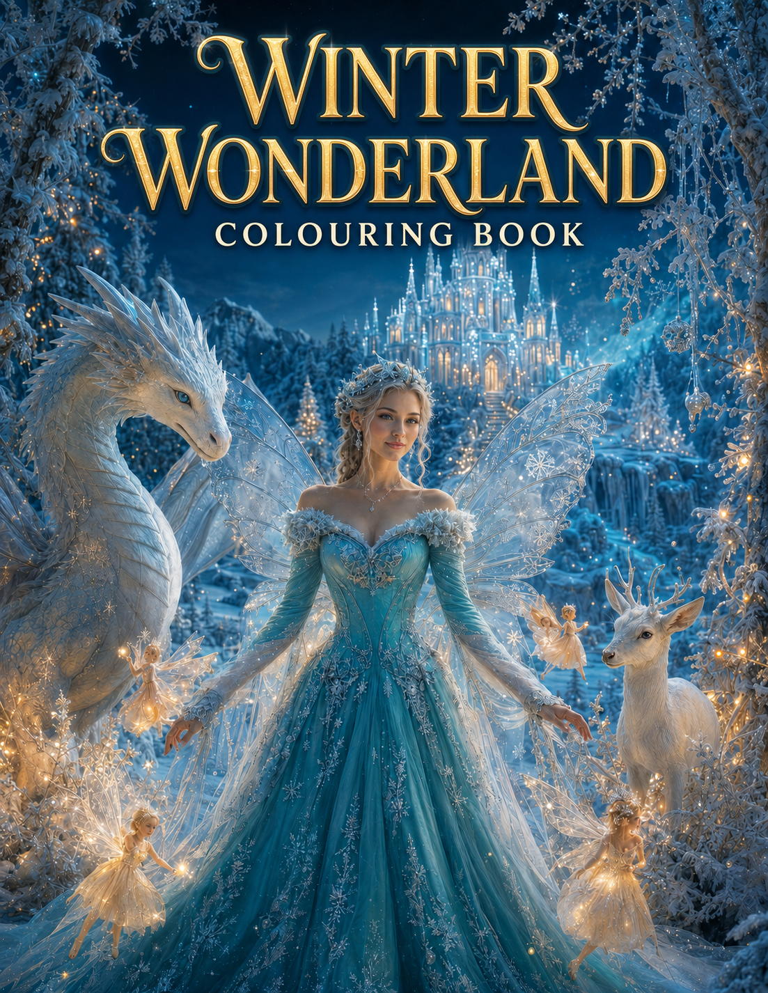 Winter Wonderland Colouring Book
