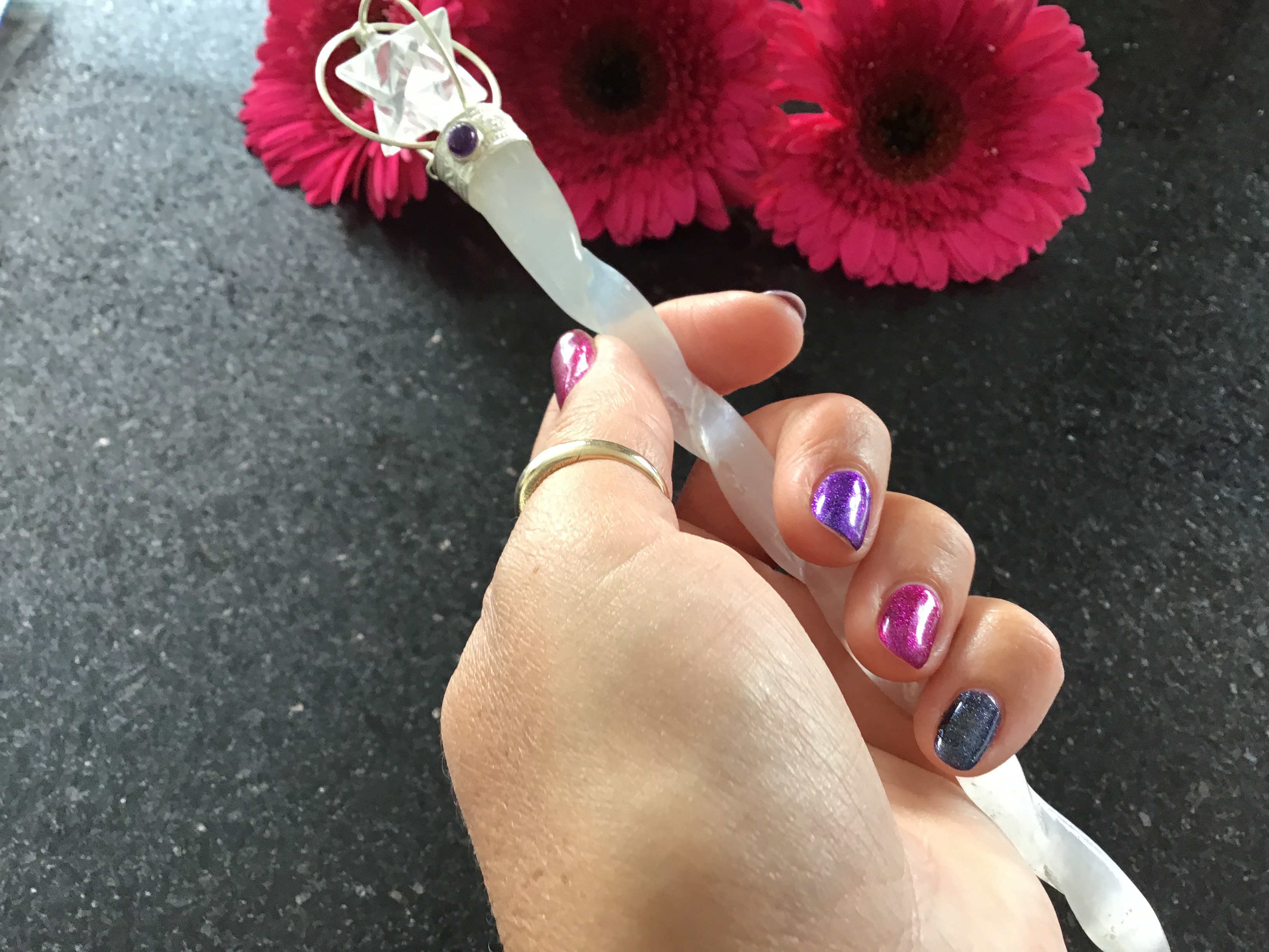 Selenite Wand - Beautifully Carved