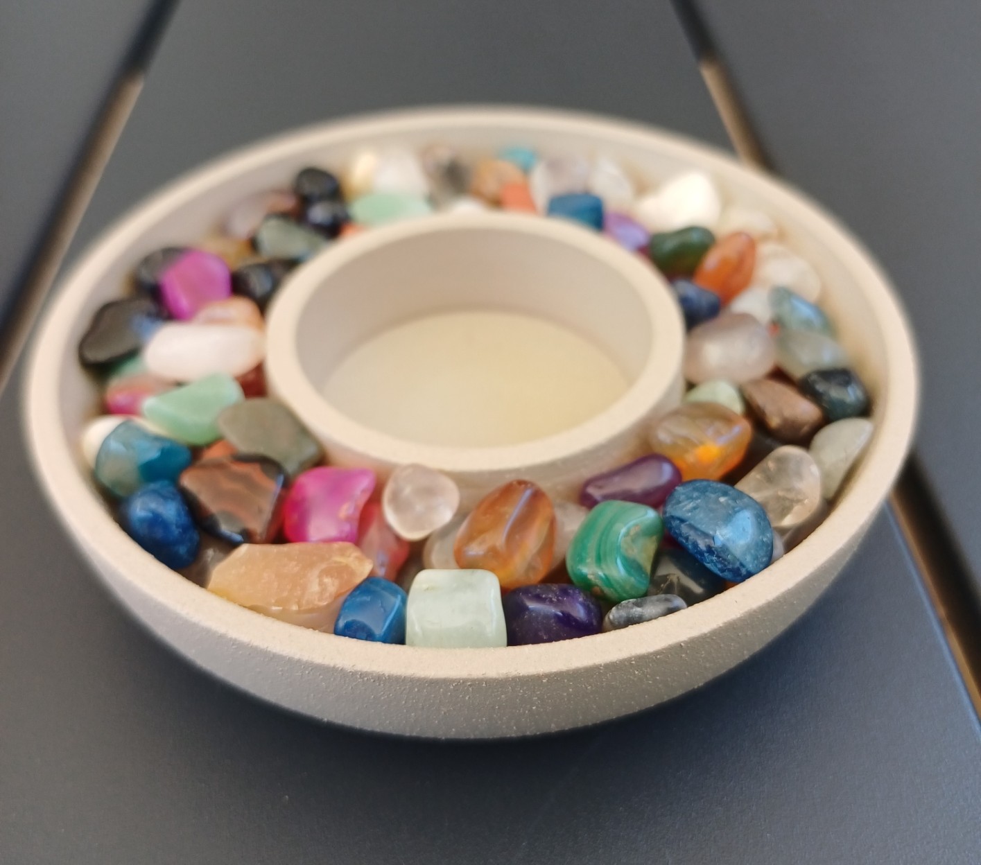 Gemstone Tealight Candle Holder