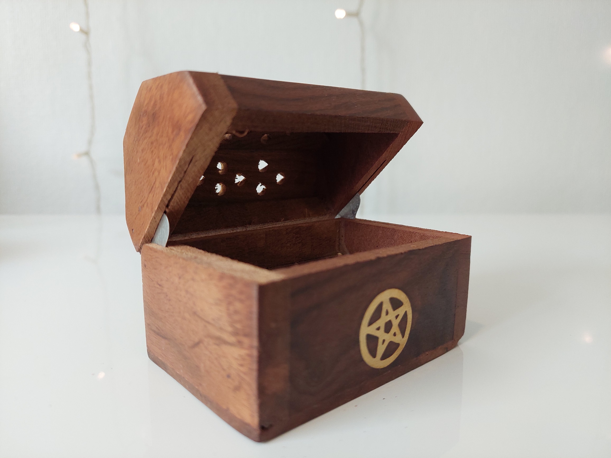 Wooden Incense Burner – Chest Style